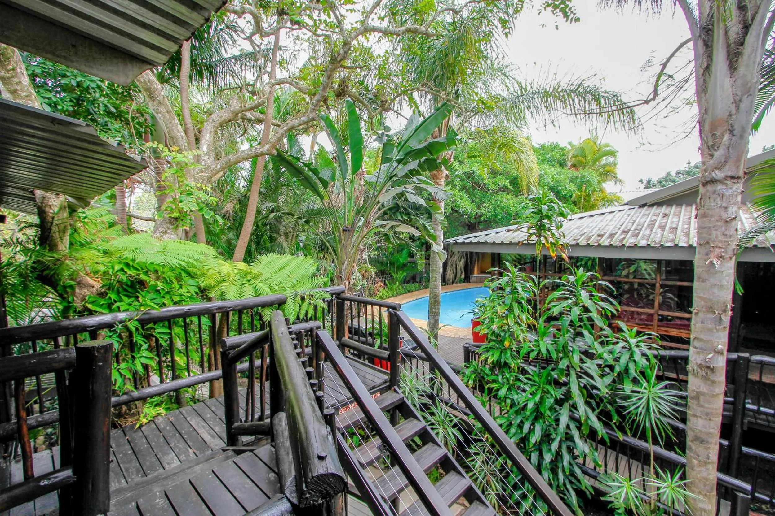 Balcony/Terrace in Umlilo Guest House