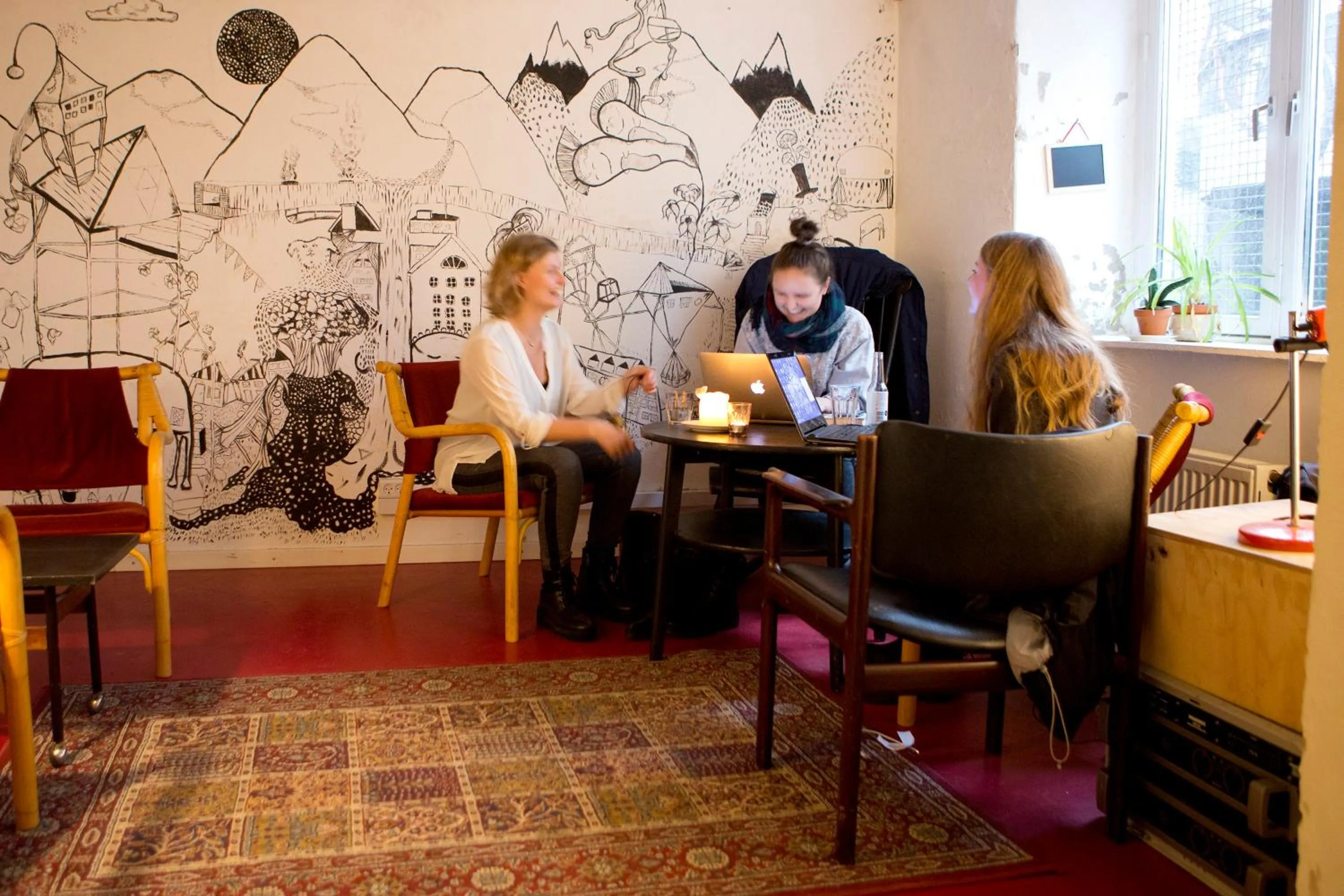 Lounge or bar in Globalhagen Hostel