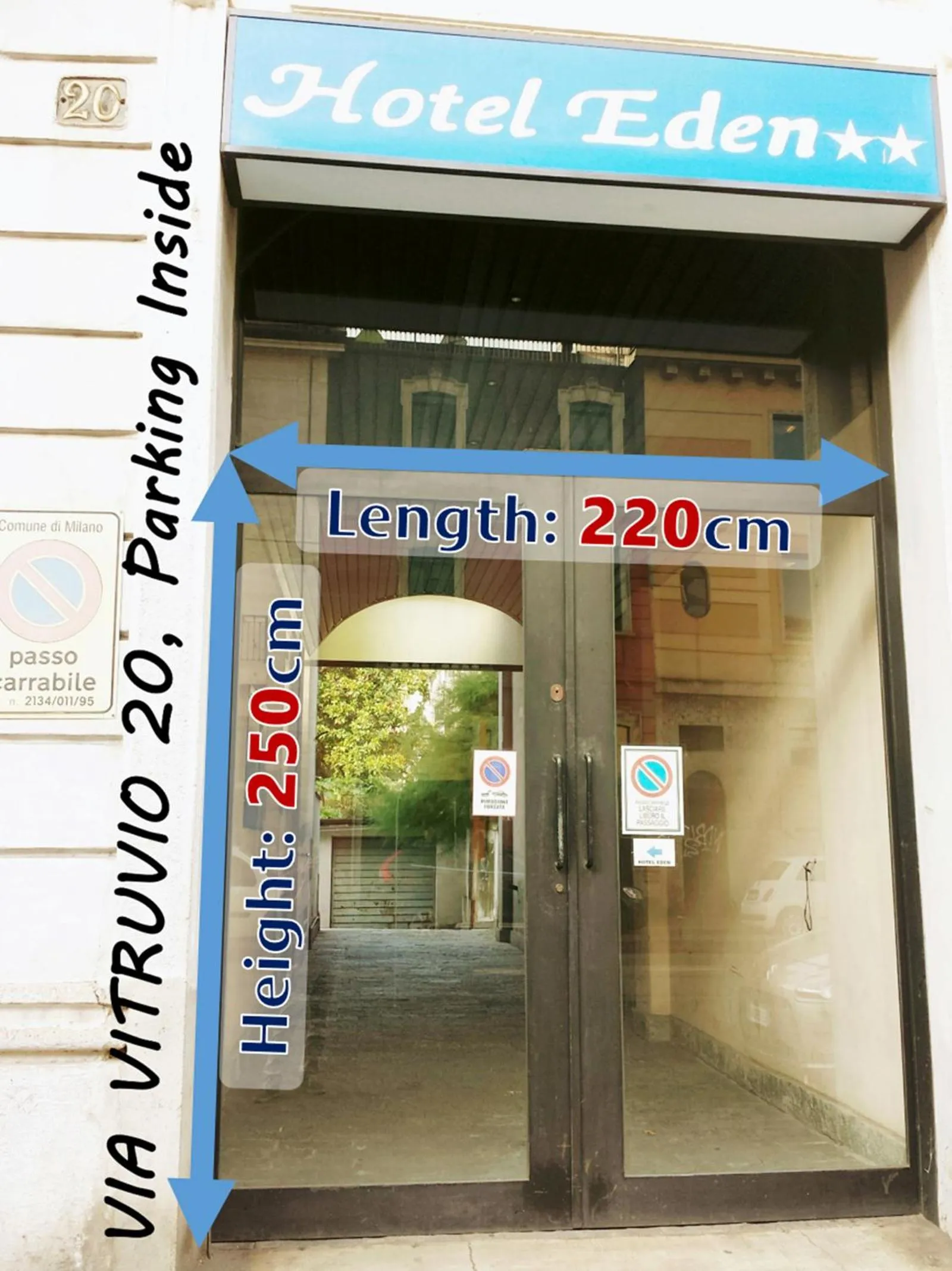 Property building in Hotel Eden