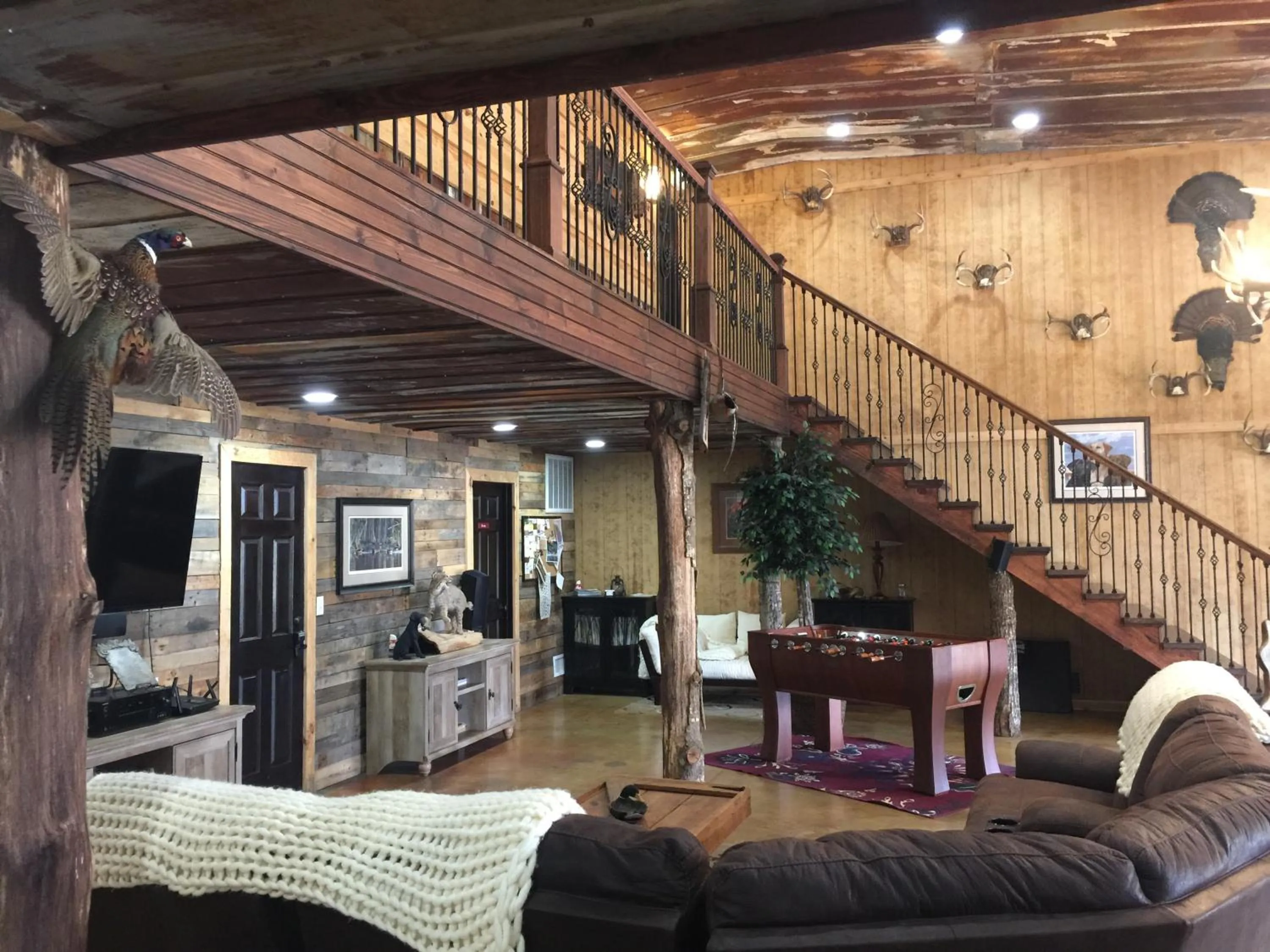 Living room in Red Fern Plantation Lodge