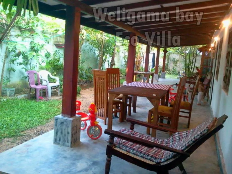 Patio in Weligama Bay Eco Villa