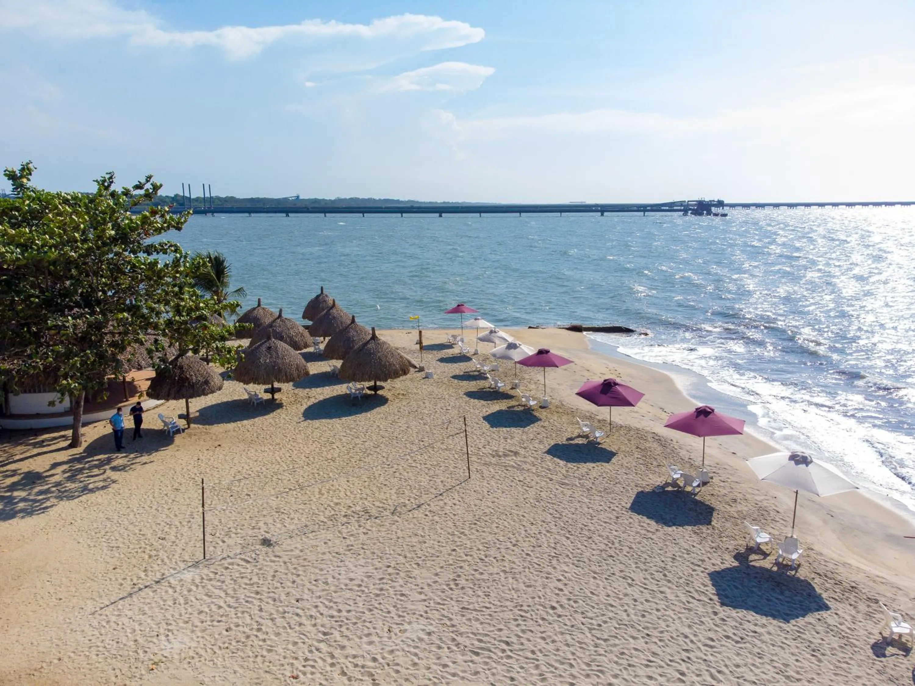 Beach in Hotel Santorini Casablanca Resort