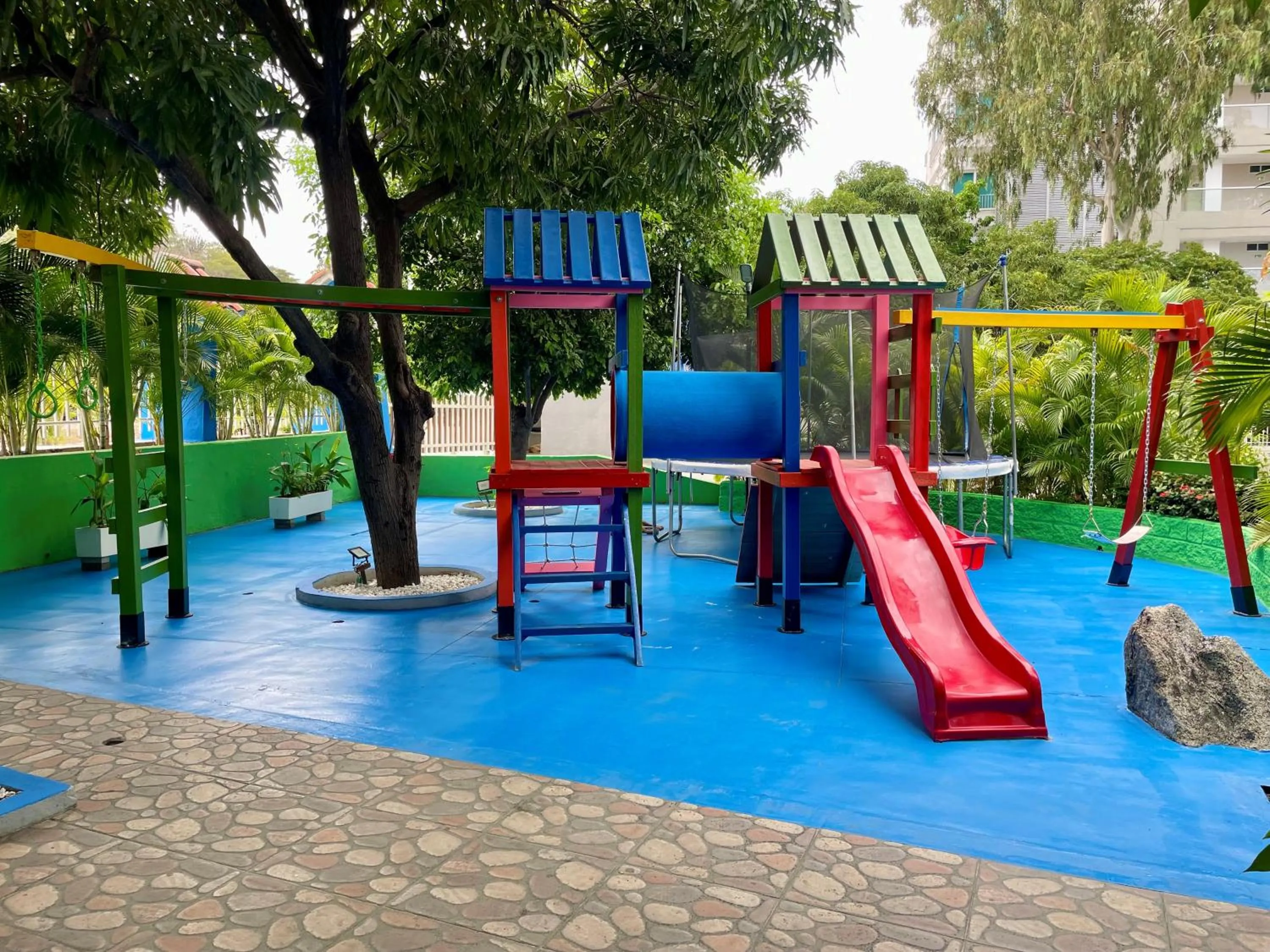 Children play ground in Hotel Santorini Casablanca Resort