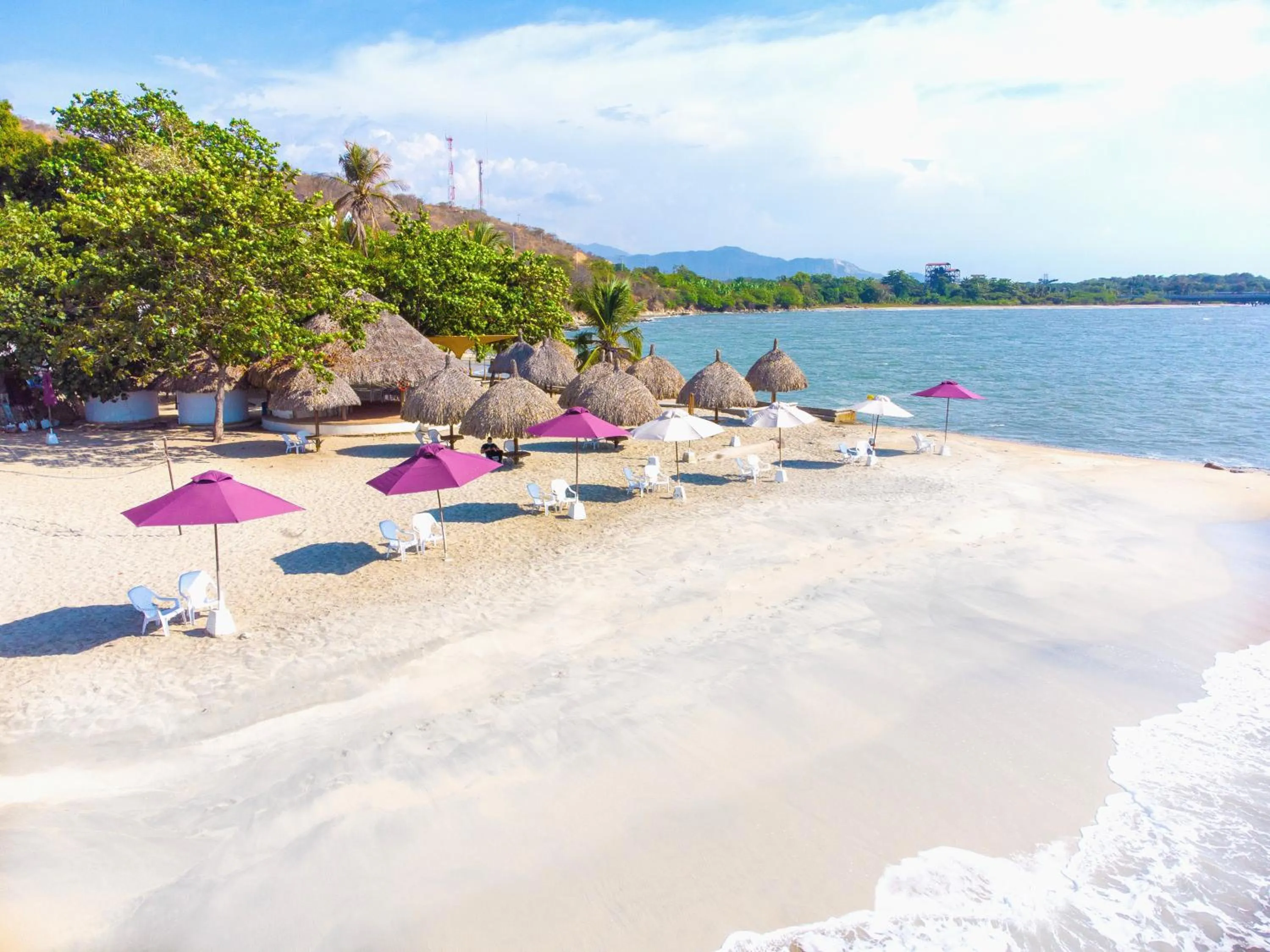 Beach in Hotel Santorini Casablanca Resort