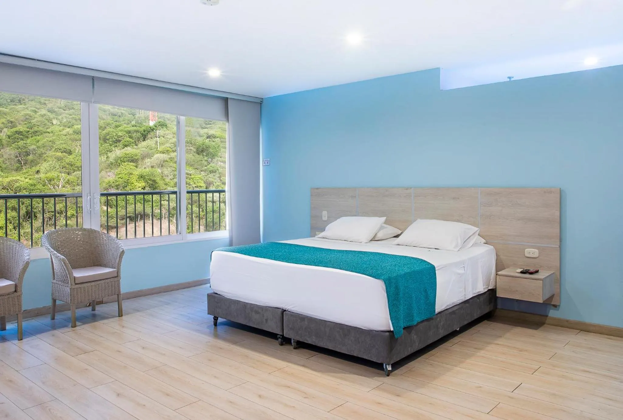 Bedroom, Bed in Hotel Santorini Casablanca Resort