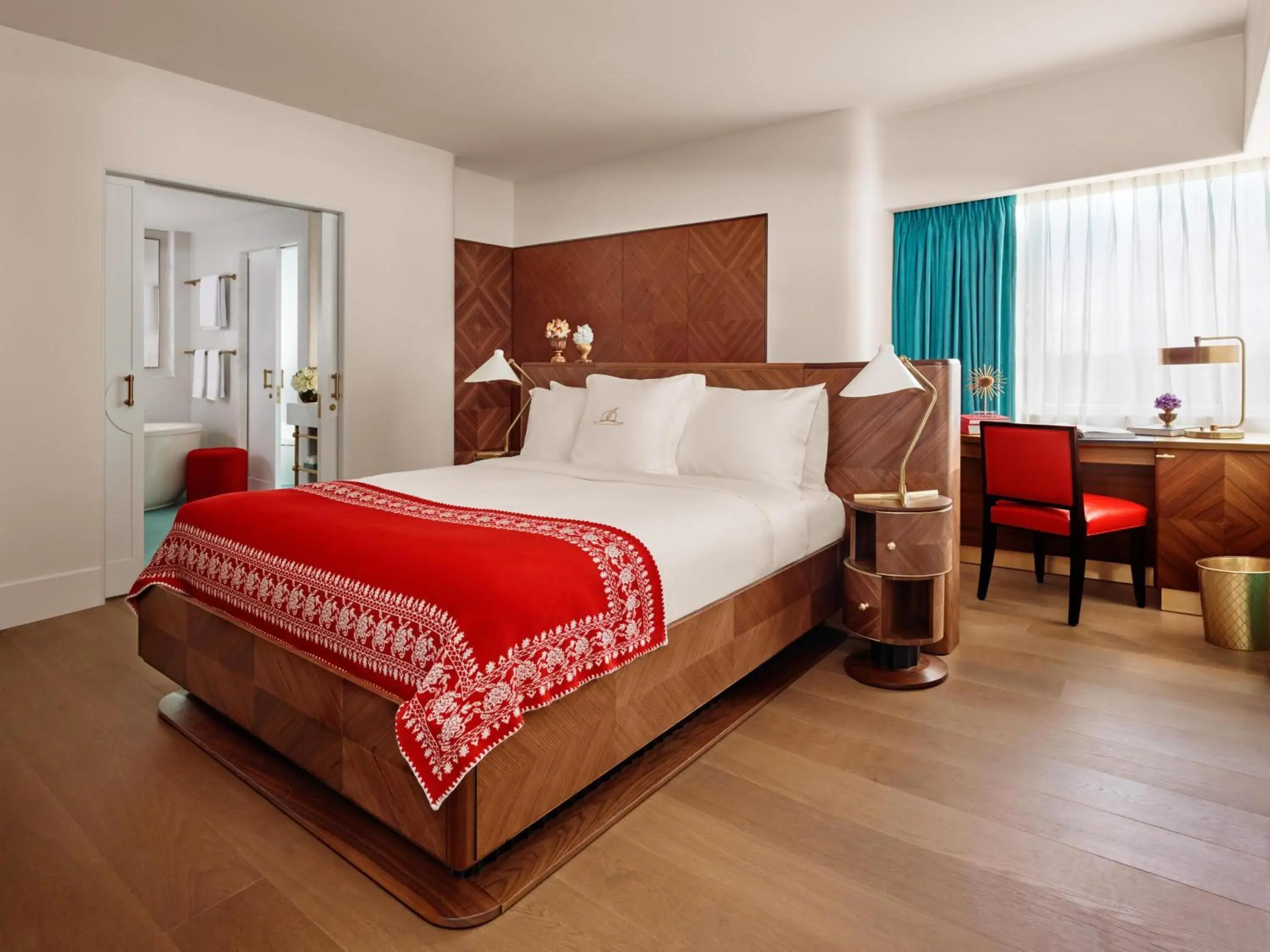Bedroom, Bed in Faena Hotel Miami Beach Bedroom, Bed in Faena Hotel Miami Beach