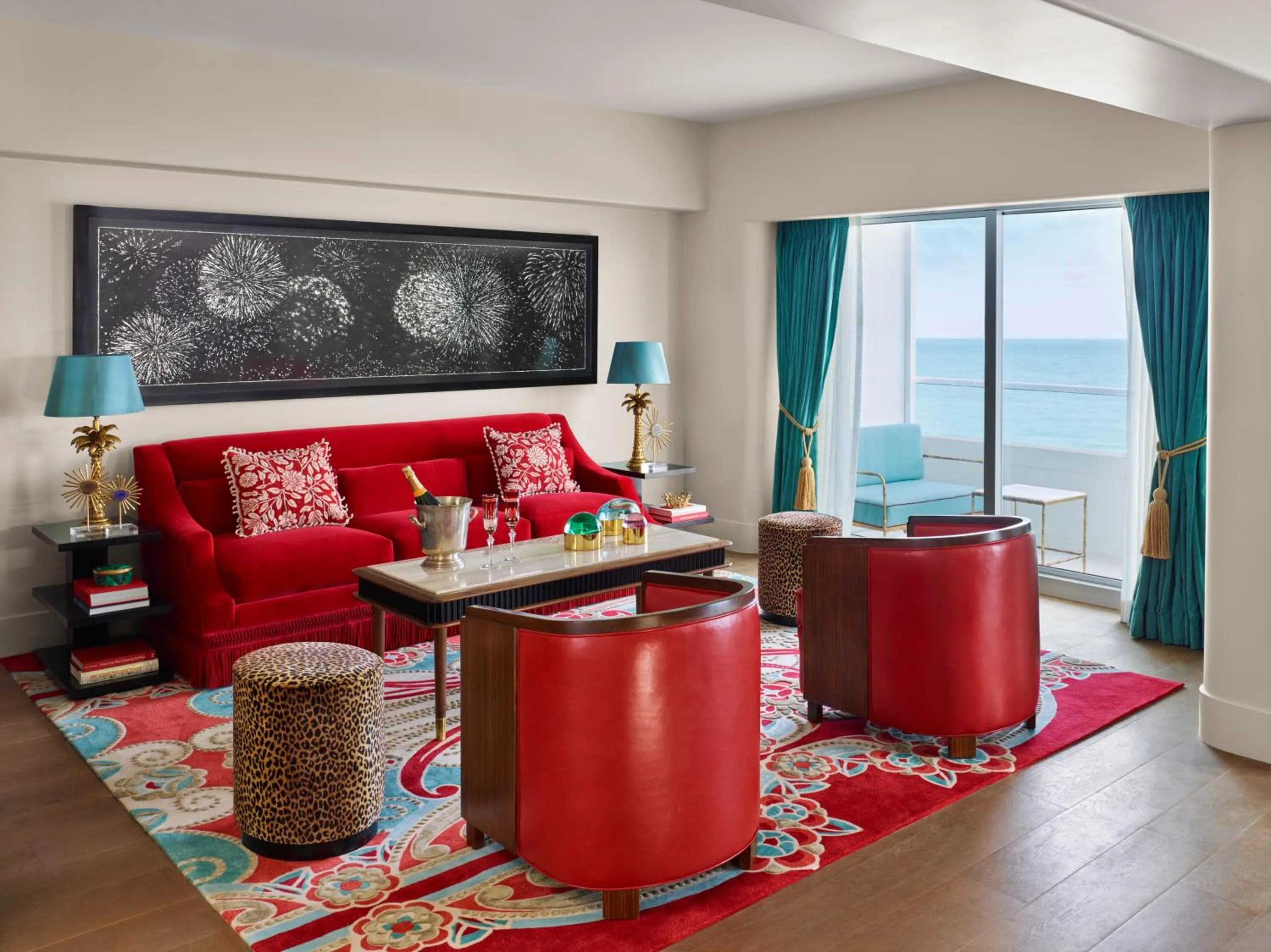 Living room in Faena Hotel Miami Beach