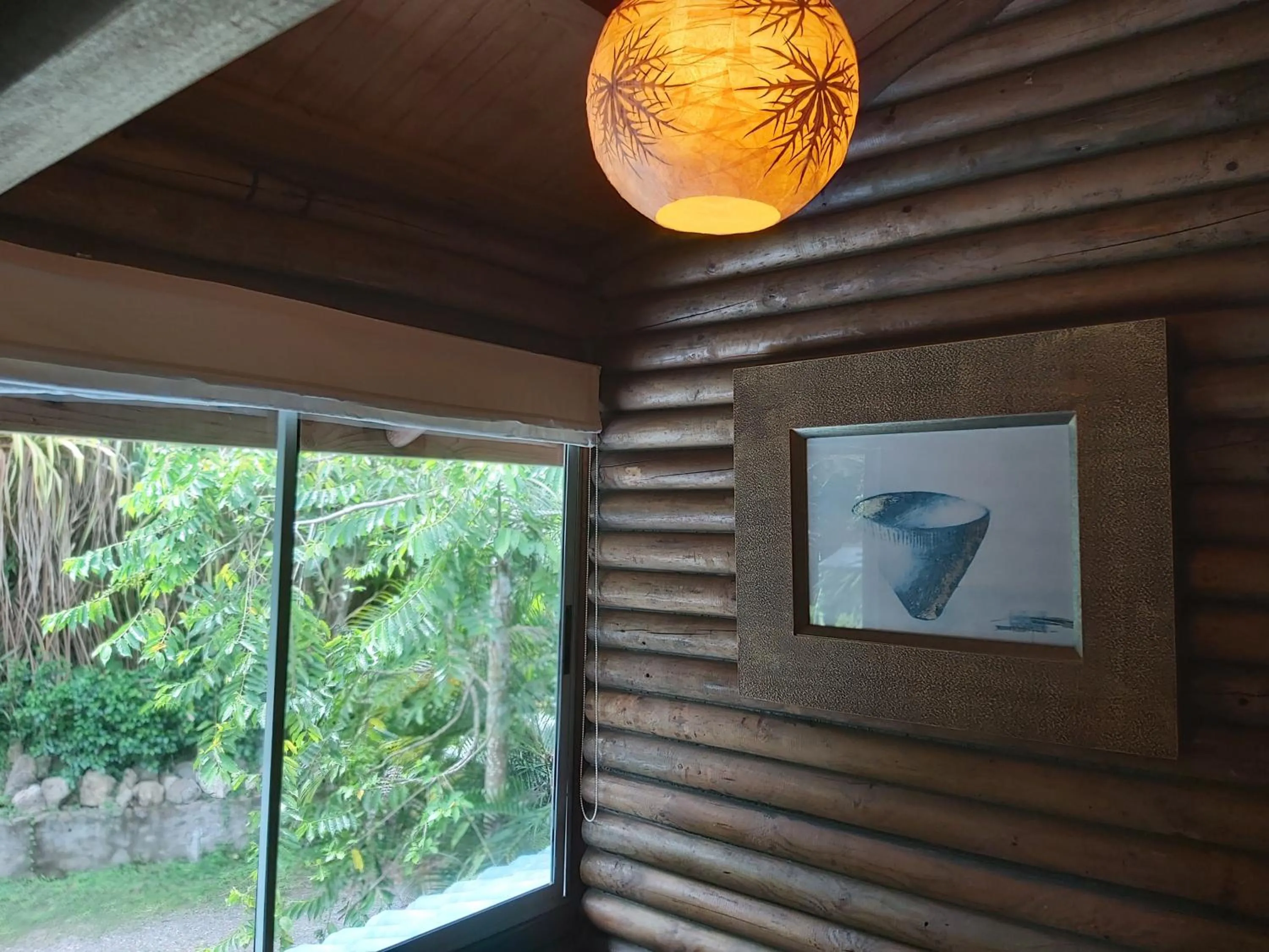 Decorative detail in Horizon Hotel & Yoga center
