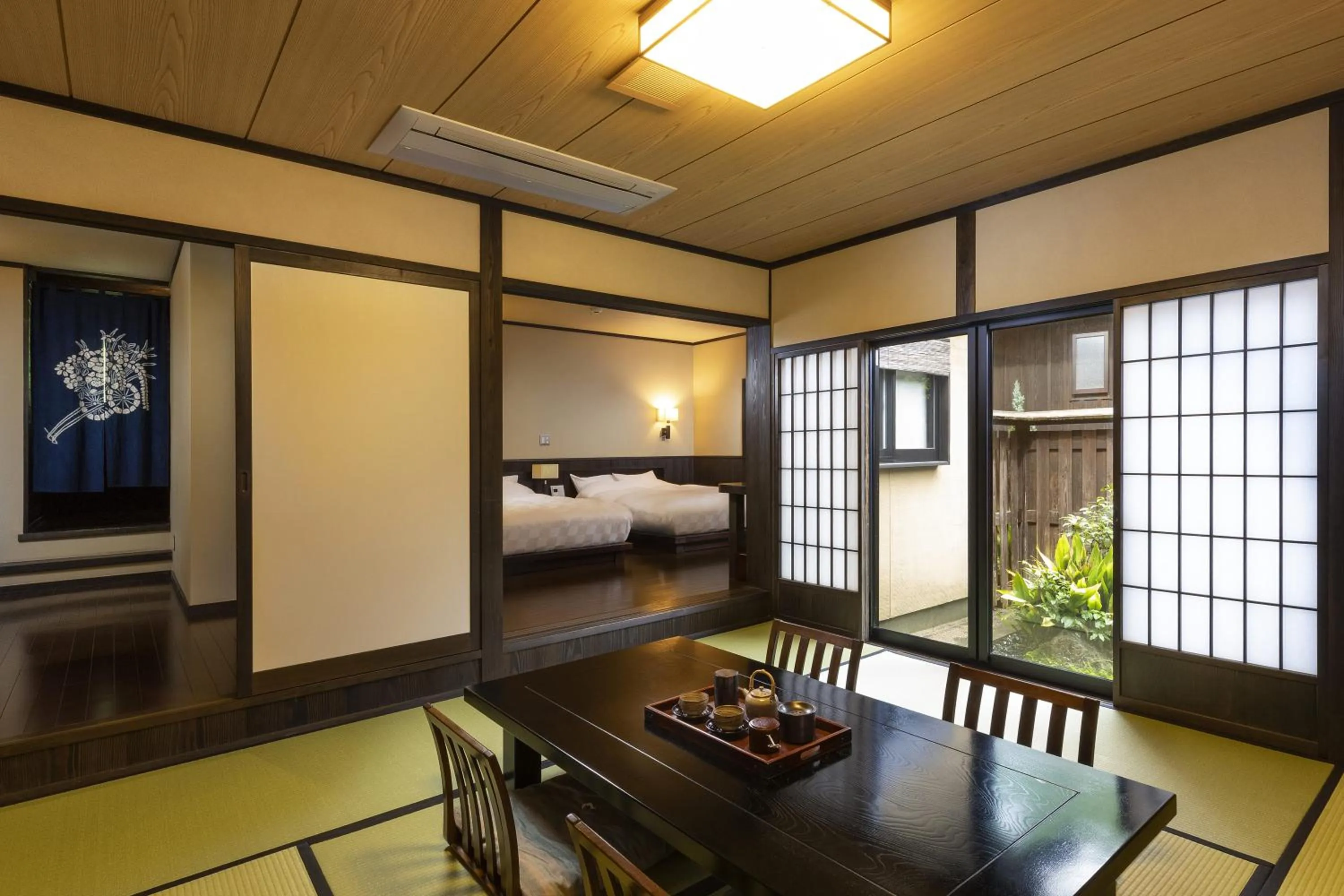 Photo of the whole room, Bed in Yufuin Yufusaryo