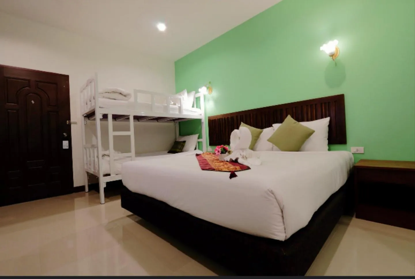 Decorative detail, Bed in BS Airport at Phuket