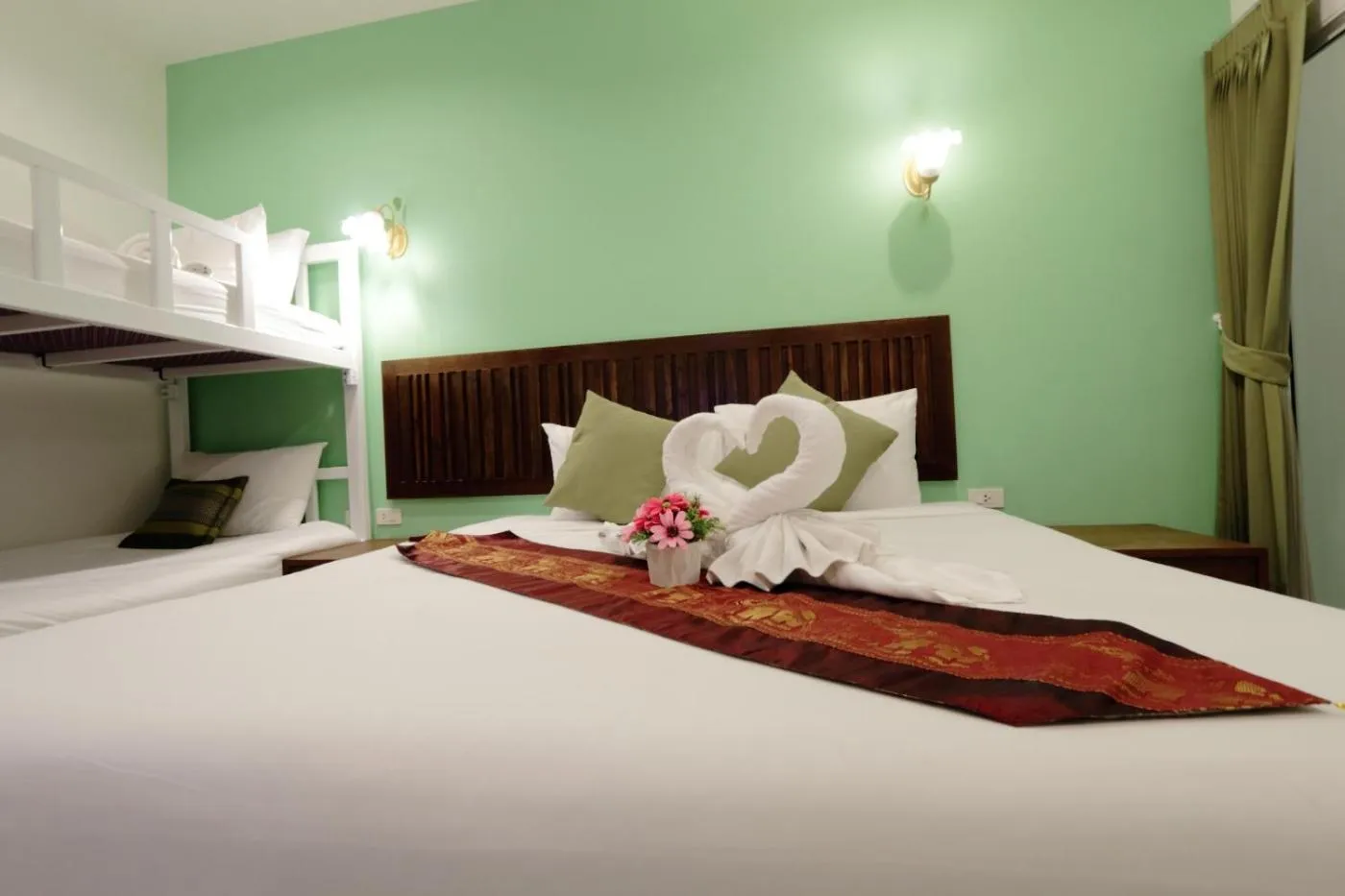 Decorative detail, Bed in BS Airport at Phuket