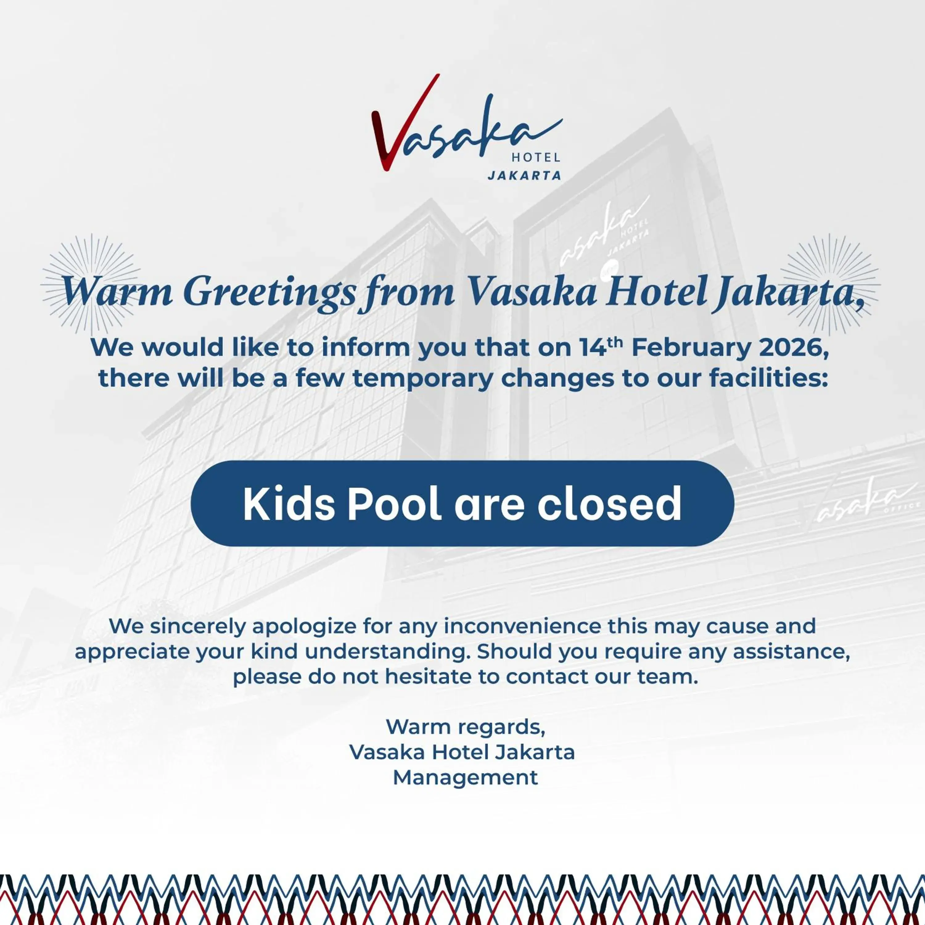 Vasaka Hotel Jakarta Managed by Dafam Vasaka Hotel Jakarta Managed by Dafam