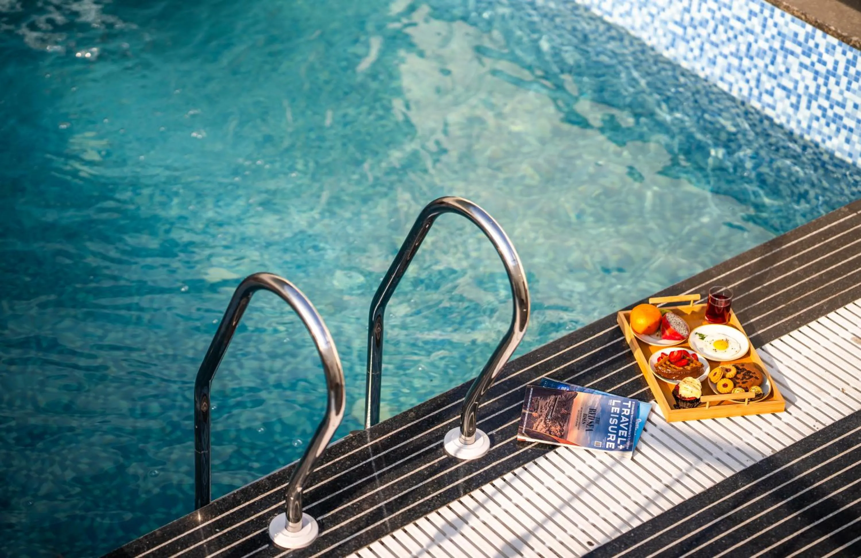 Swimming pool in Luxuria Varanasi By Moustache