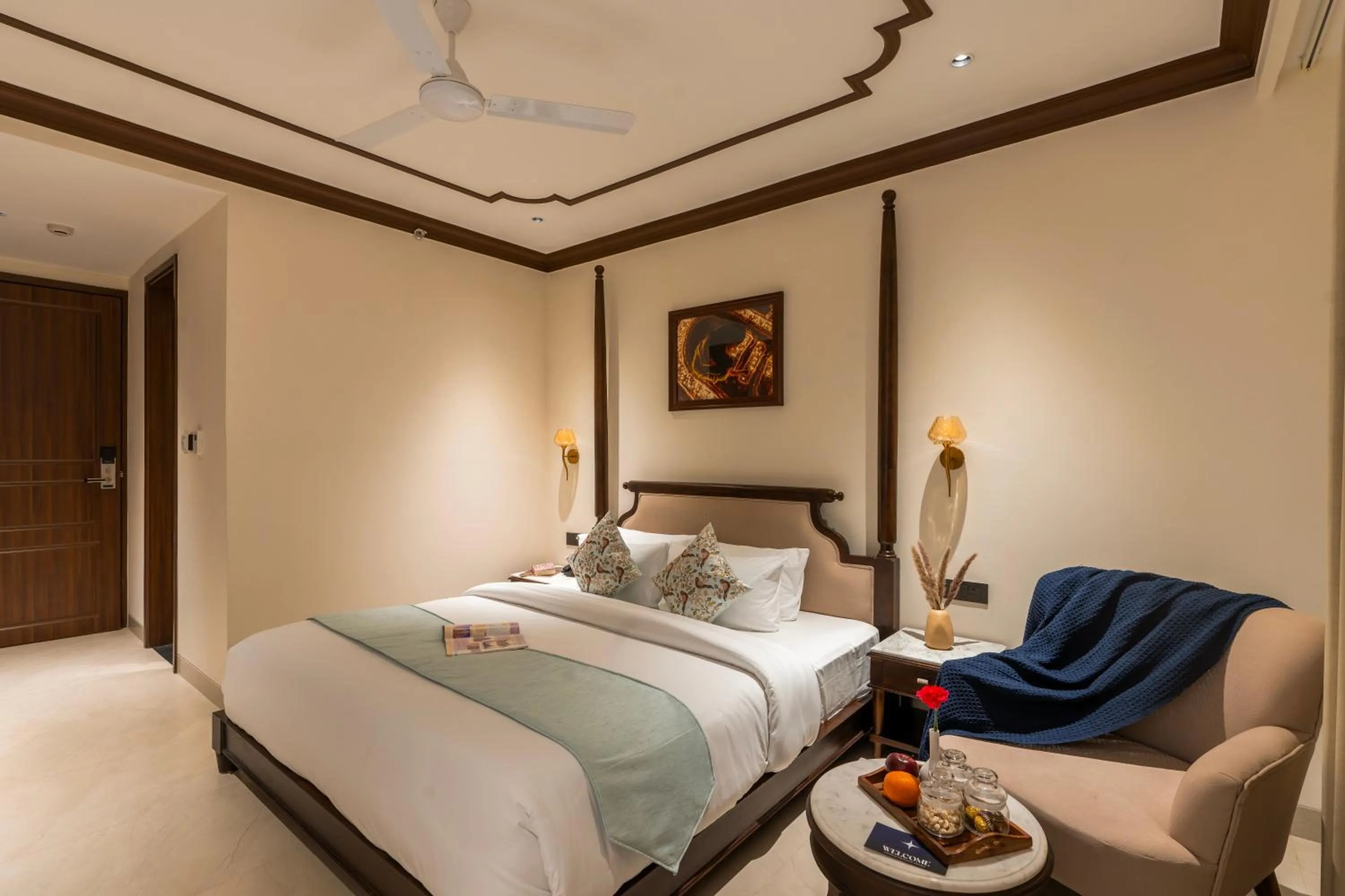 Bed in Luxuria Varanasi By Moustache