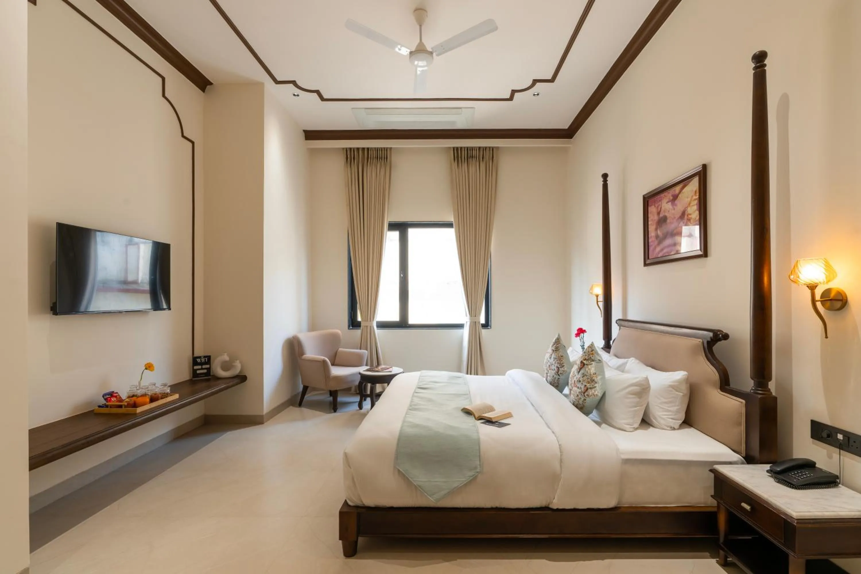 TV and multimedia, Bed in Luxuria Varanasi By Moustache