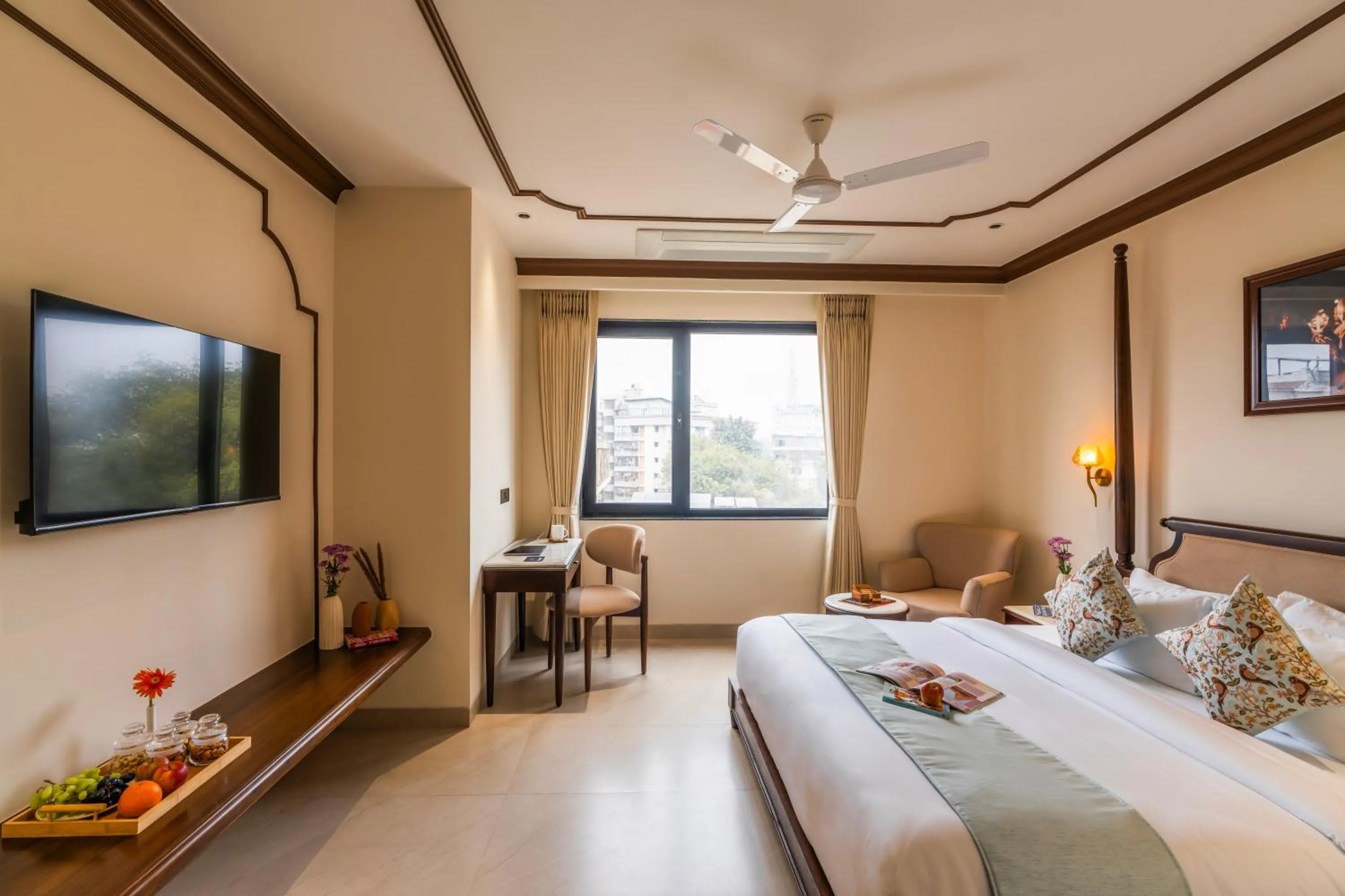 TV and multimedia, Bed in Luxuria Varanasi By Moustache