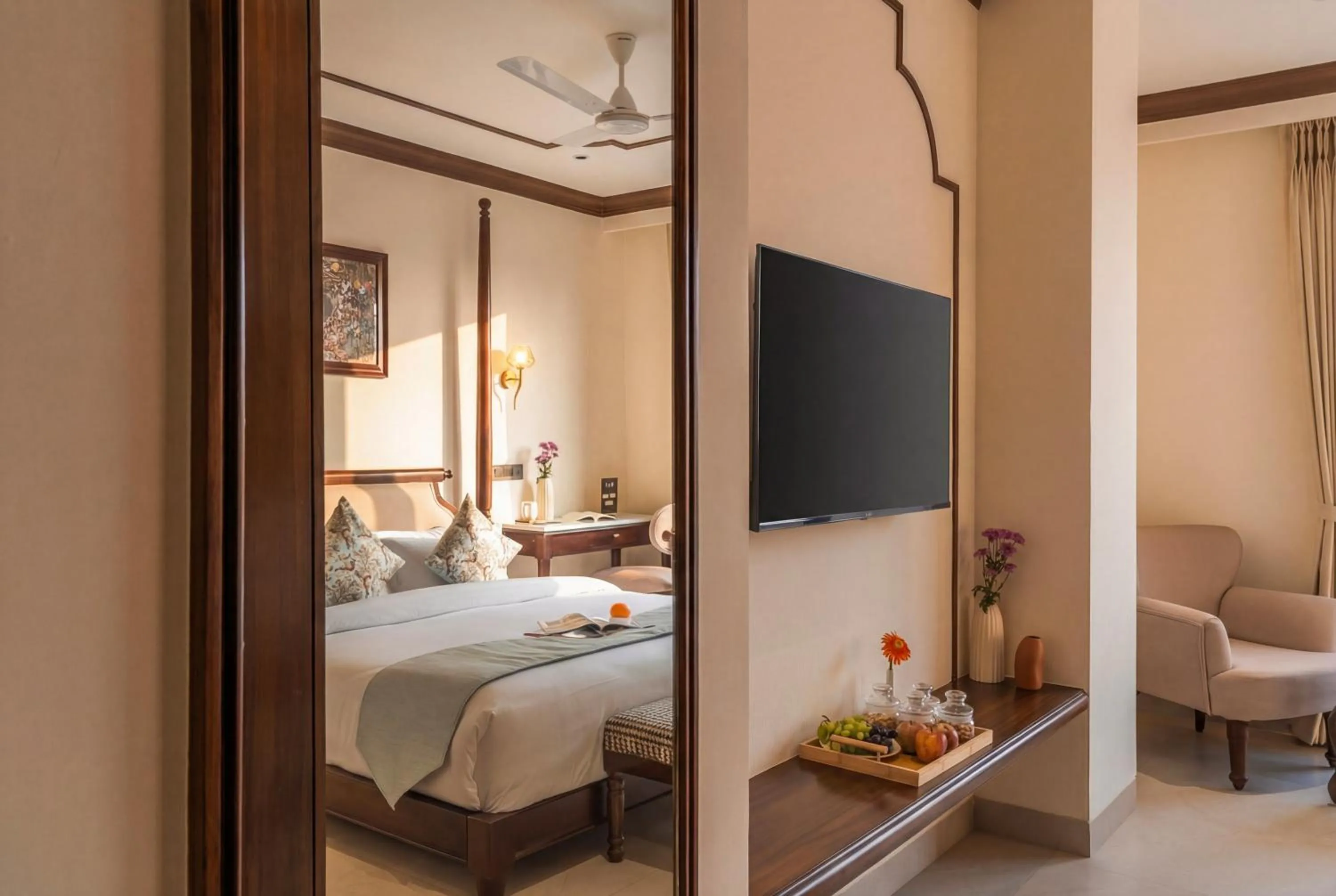 Bed in Luxuria Varanasi By Moustache