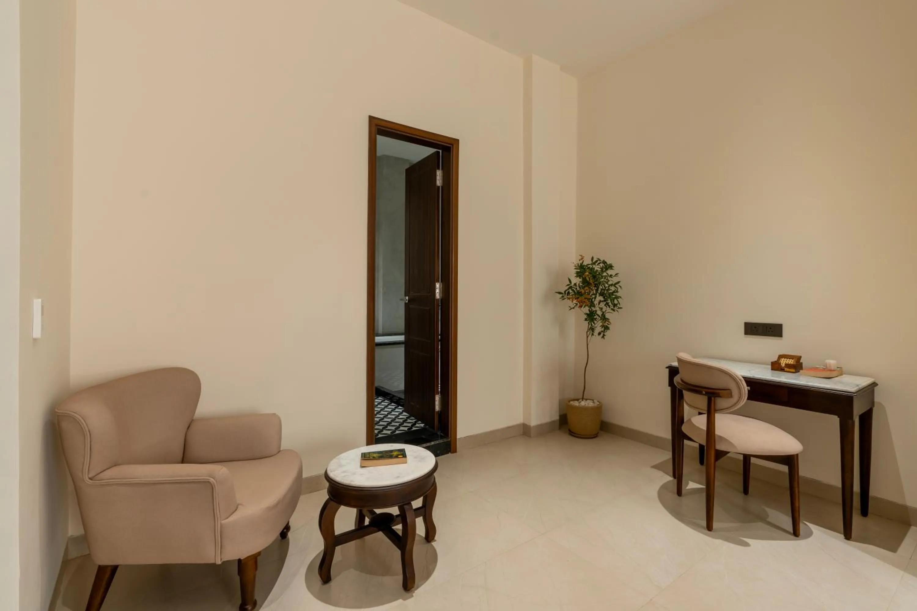Living room in Luxuria Varanasi By Moustache
