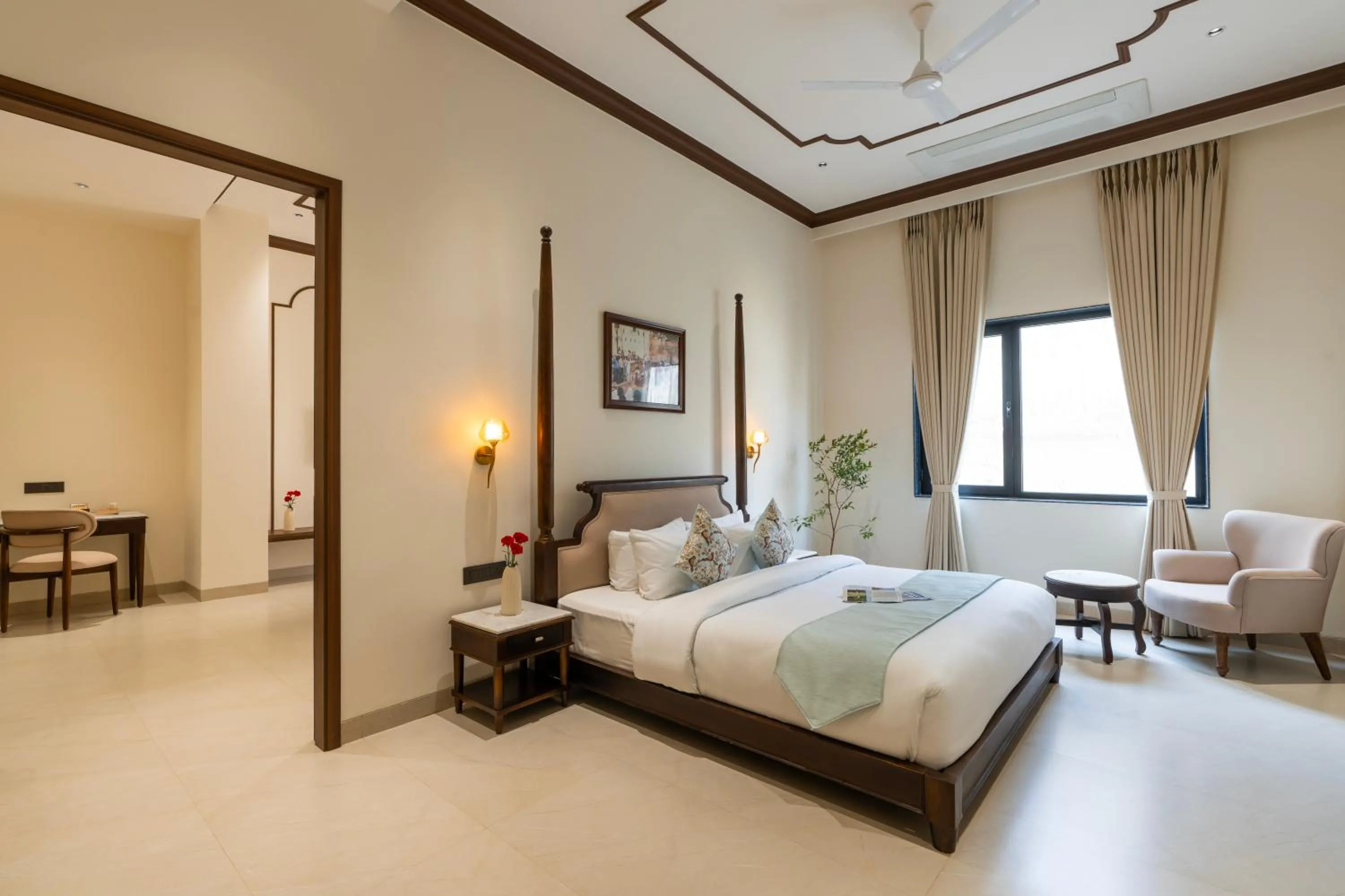 Bed in Luxuria Varanasi By Moustache