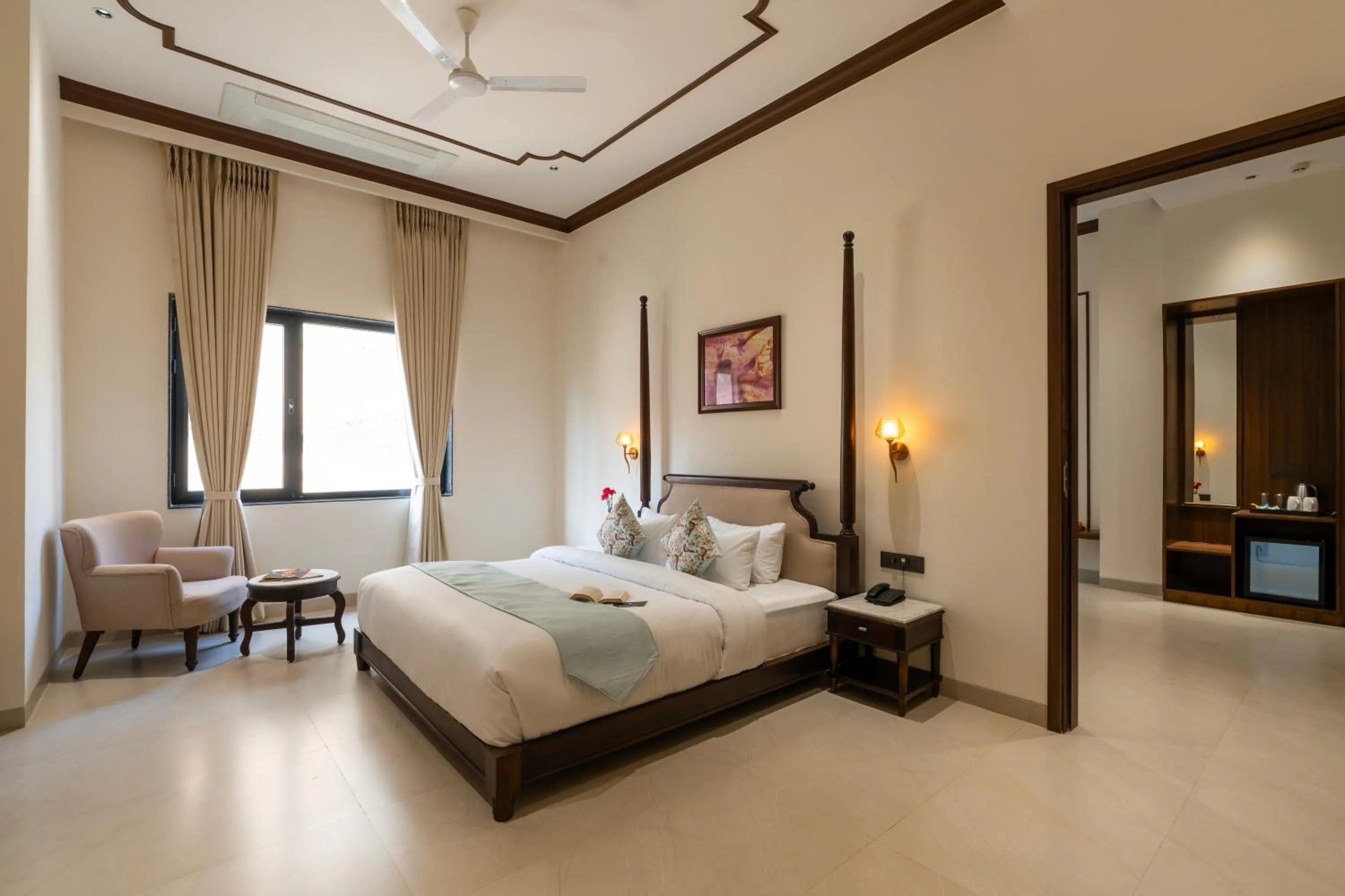 Bed in Luxuria Varanasi By Moustache