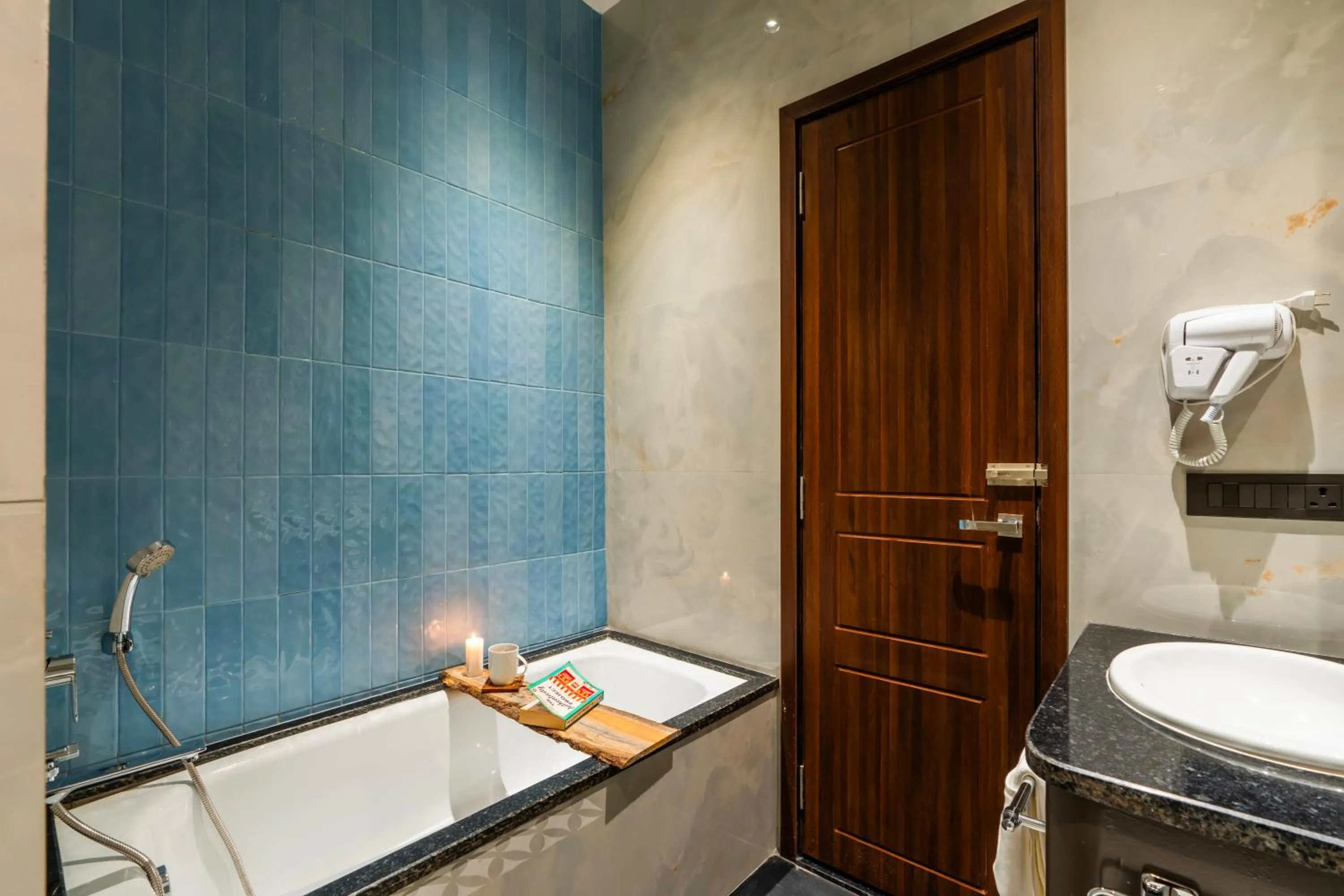 Bathroom in Luxuria Varanasi By Moustache