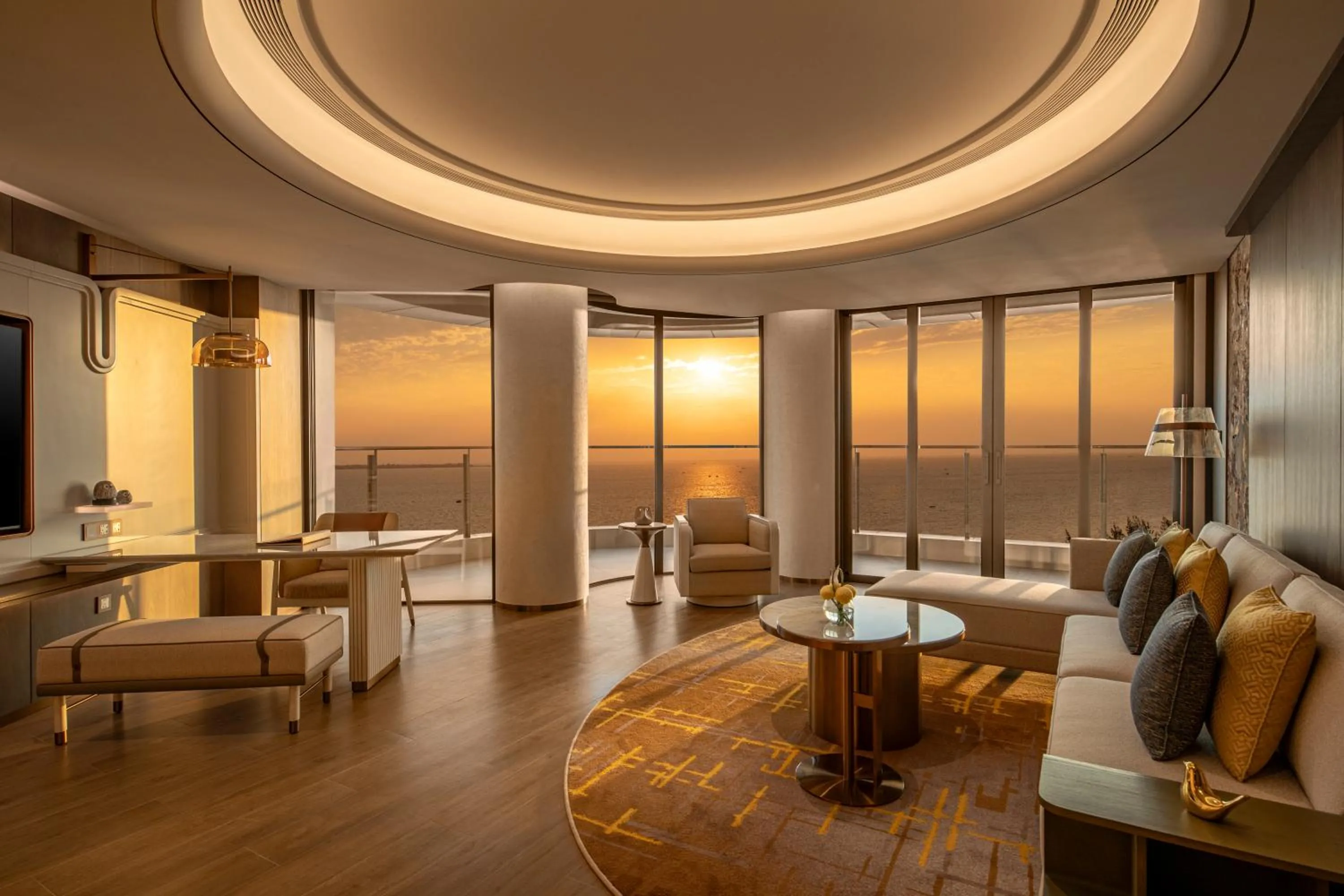 Living room in voco Sanya Bay by IHG