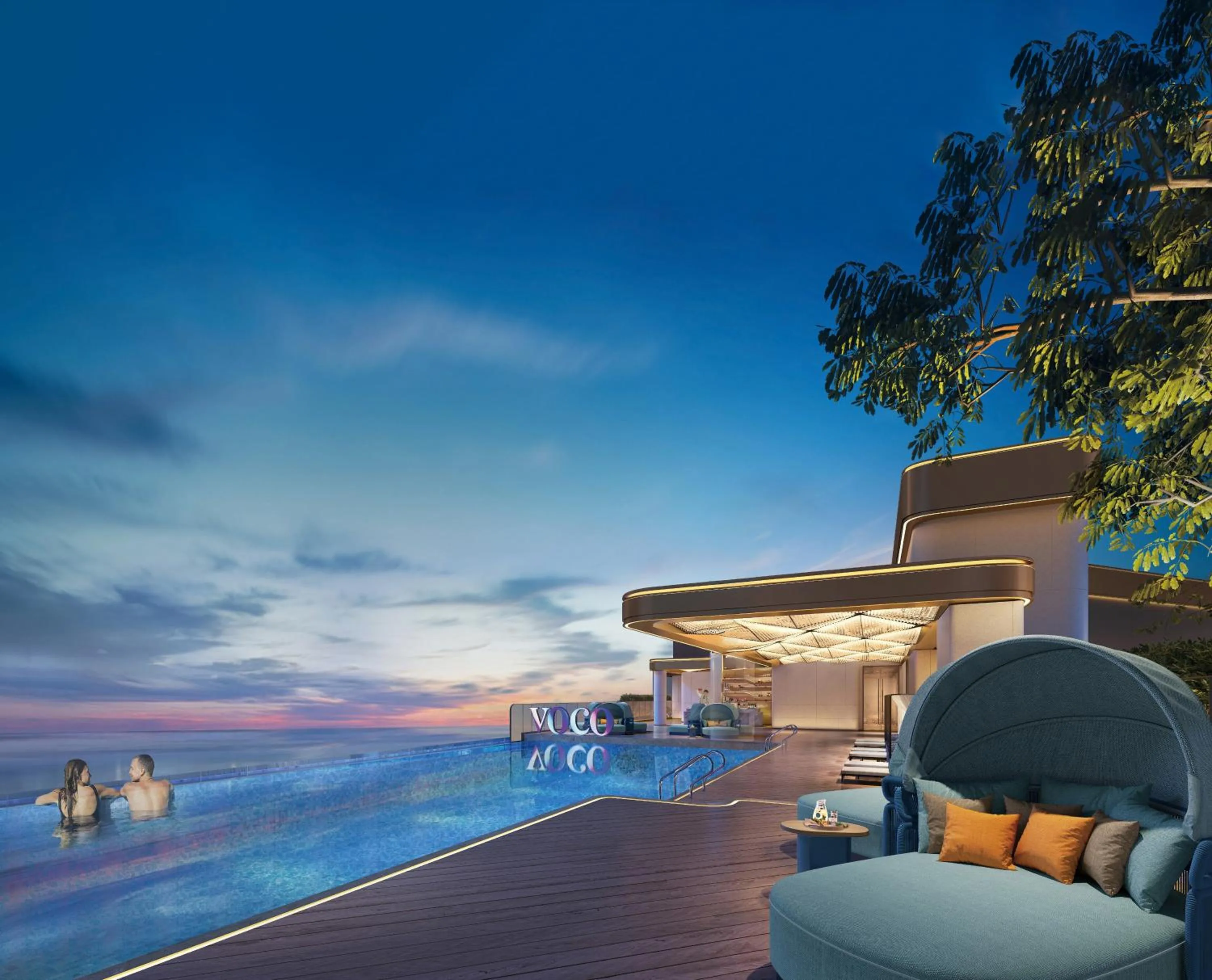 Pool view in voco Sanya Bay by IHG