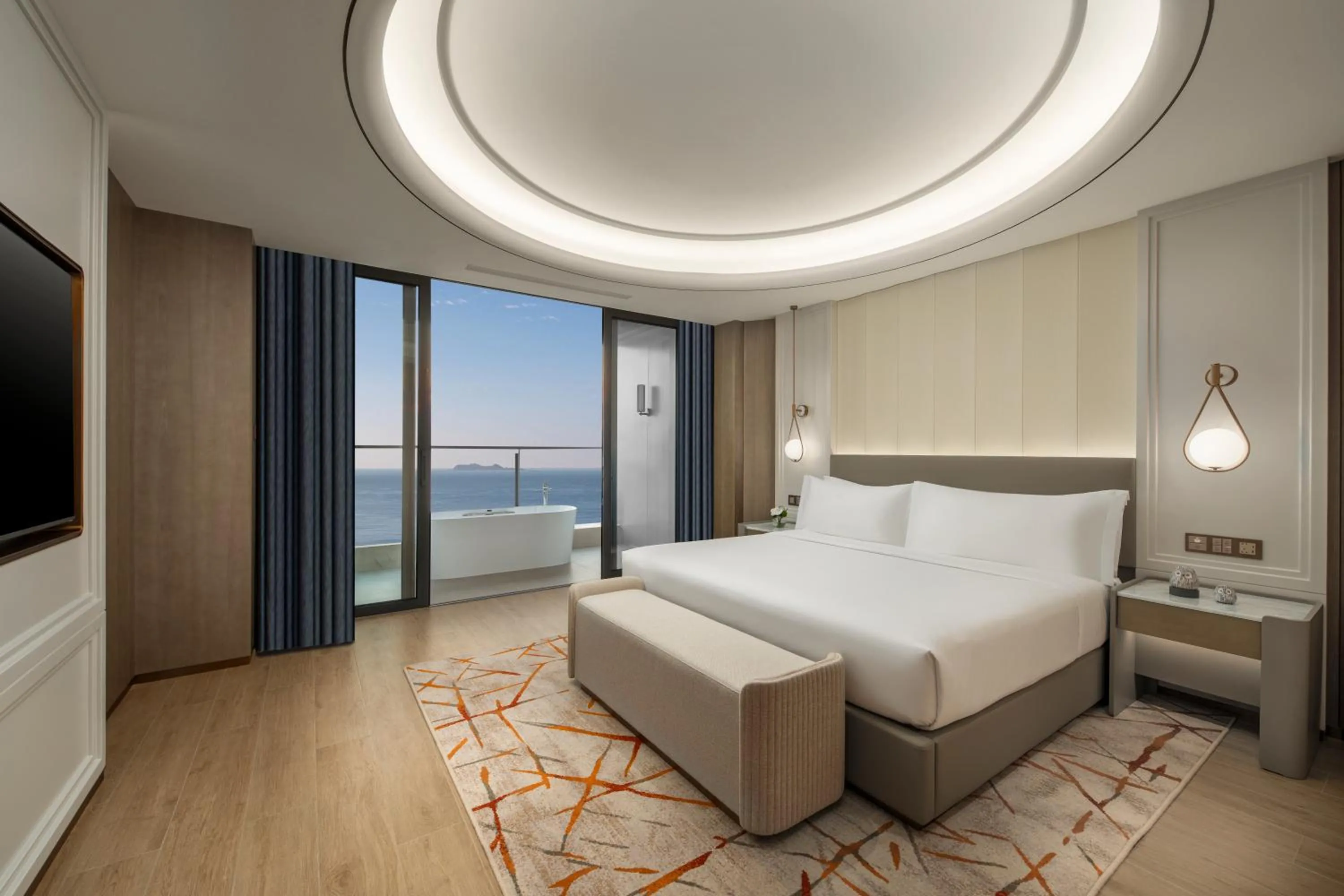 Natural landscape, Bed in voco Sanya Bay by IHG