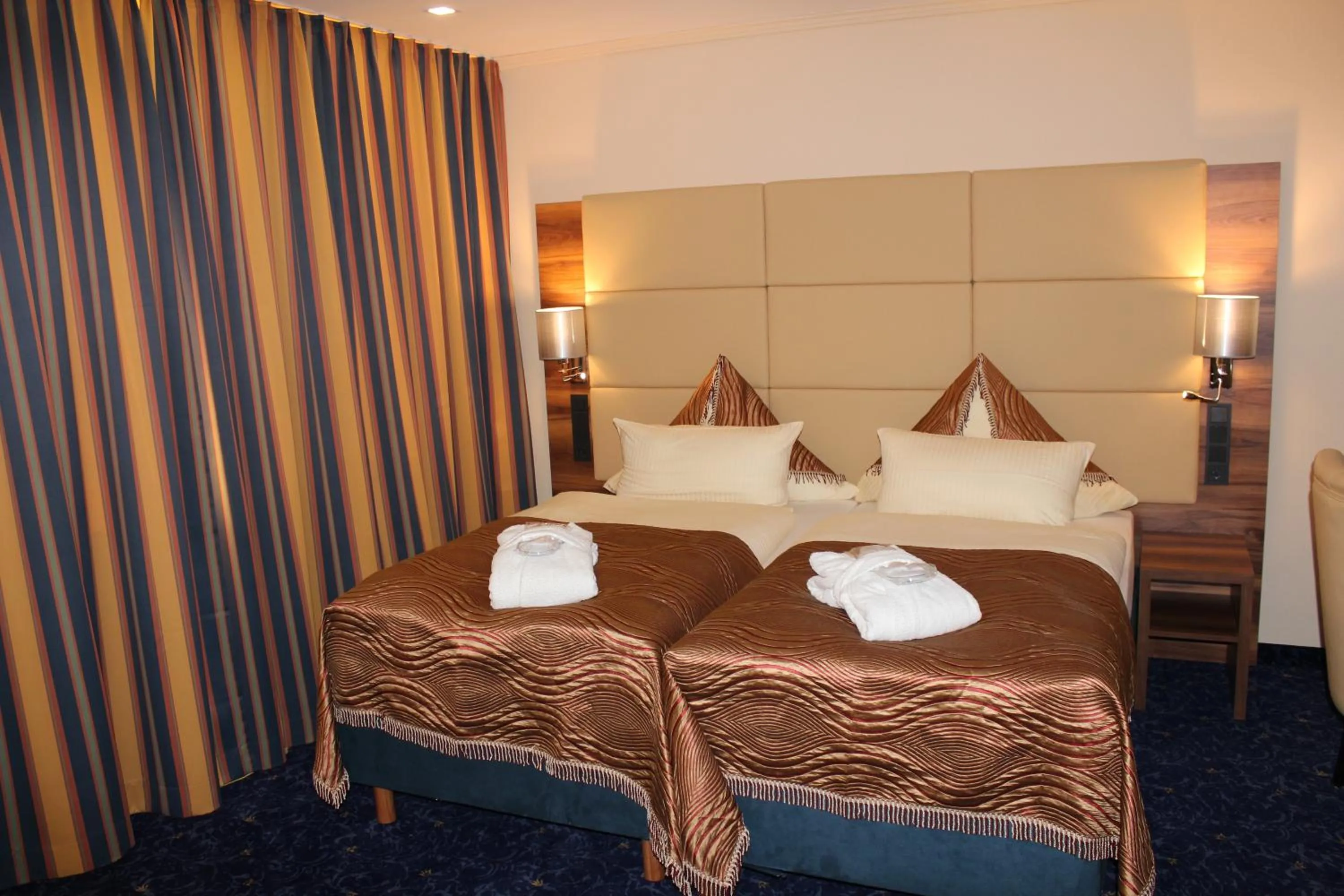 Bed in Grand Hotel Empire