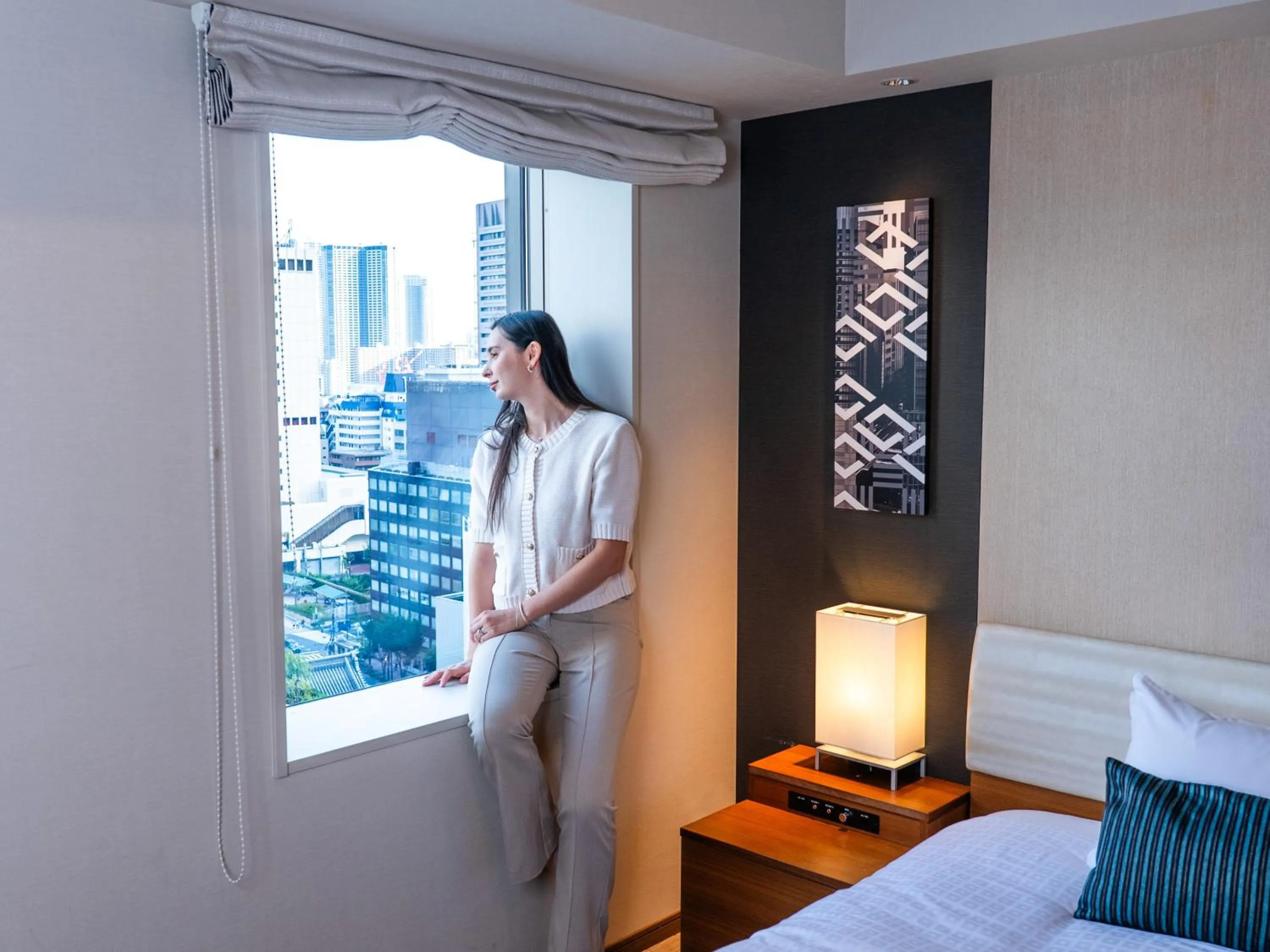 View (from property/room), Bed in Tokyu Stay Ginza