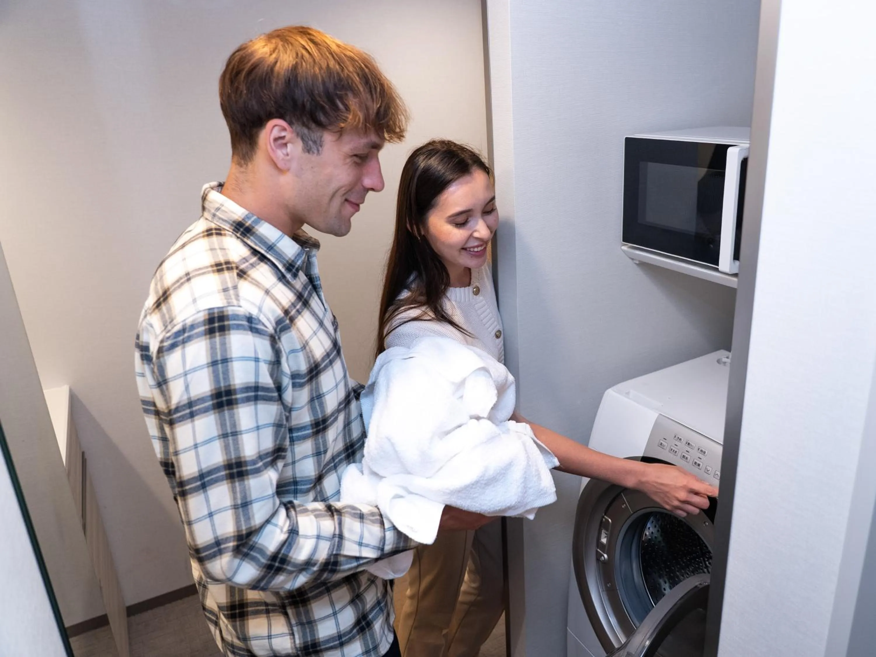 washing machine in Tokyu Stay Ginza