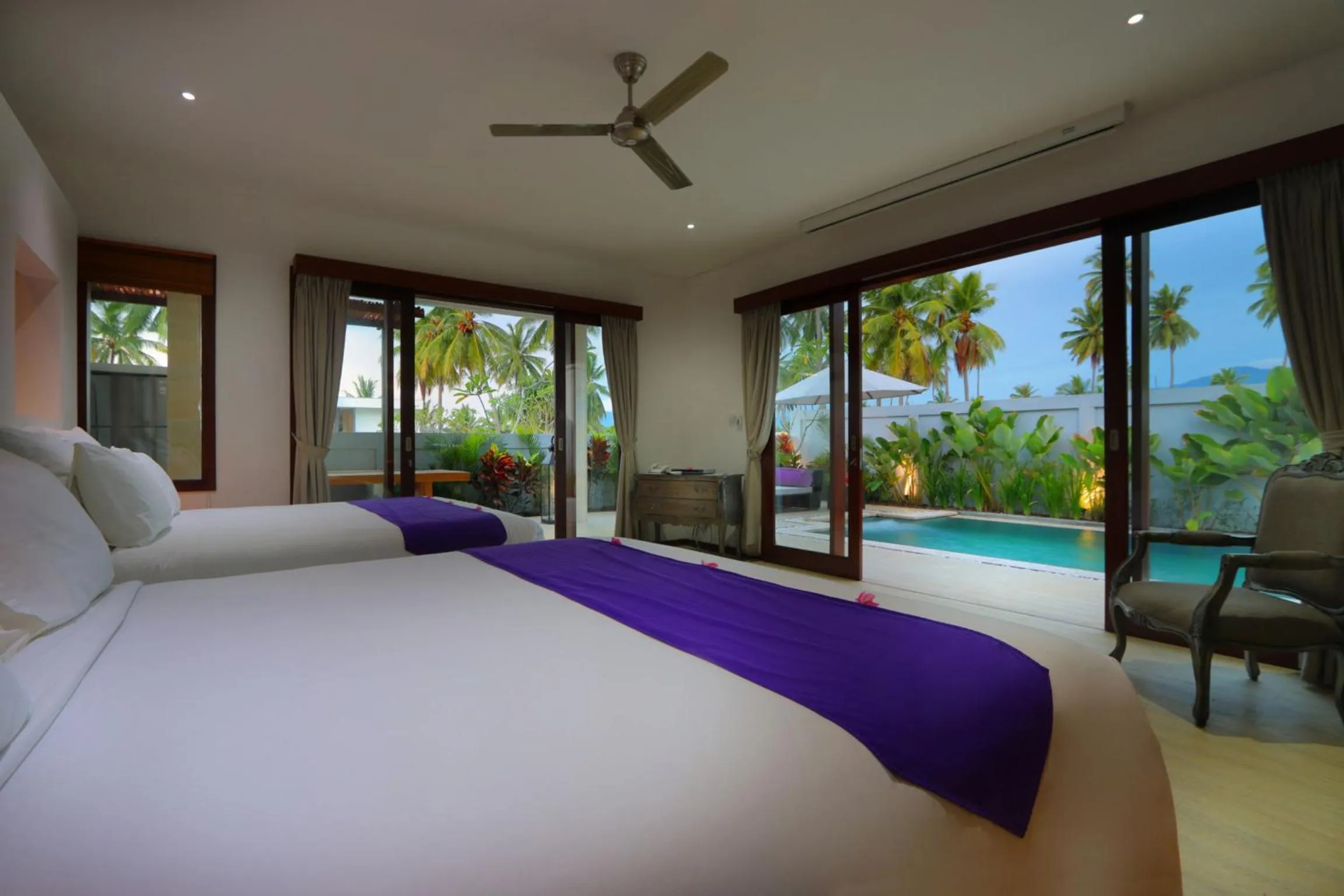 TV and multimedia, Bed in Anema Wellness & Resort Gili Lombok - Diving Center PADI
