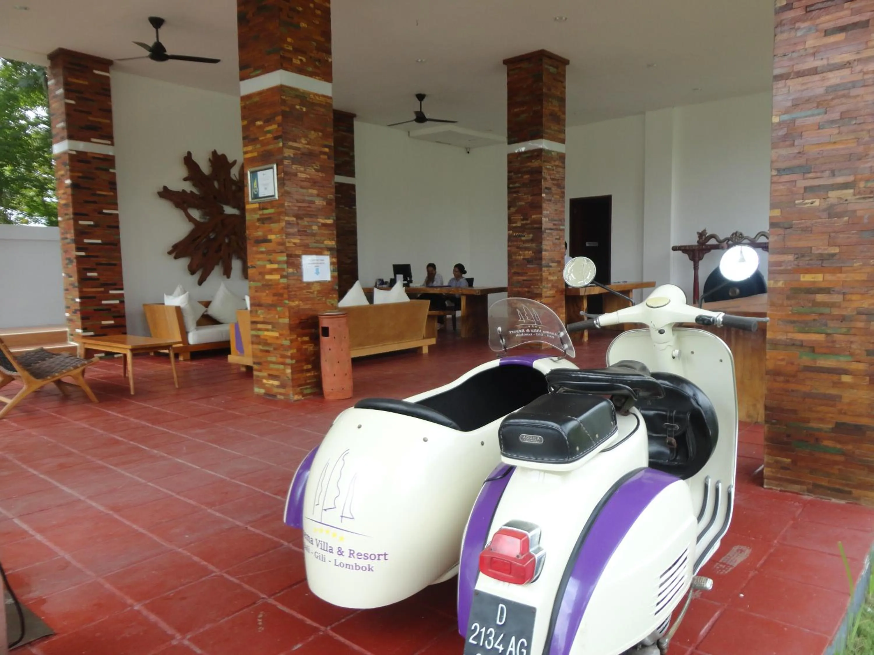 Seating area in Anema Wellness & Resort Gili Lombok - Diving Center PADI