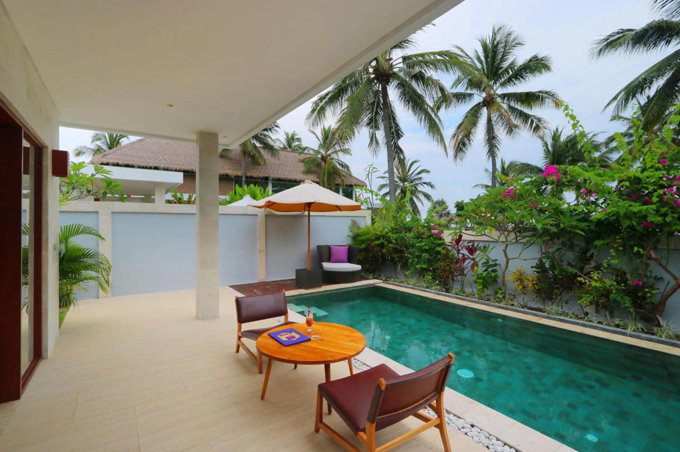 Pool view in Anema Wellness & Resort Gili Lombok - Diving Center PADI