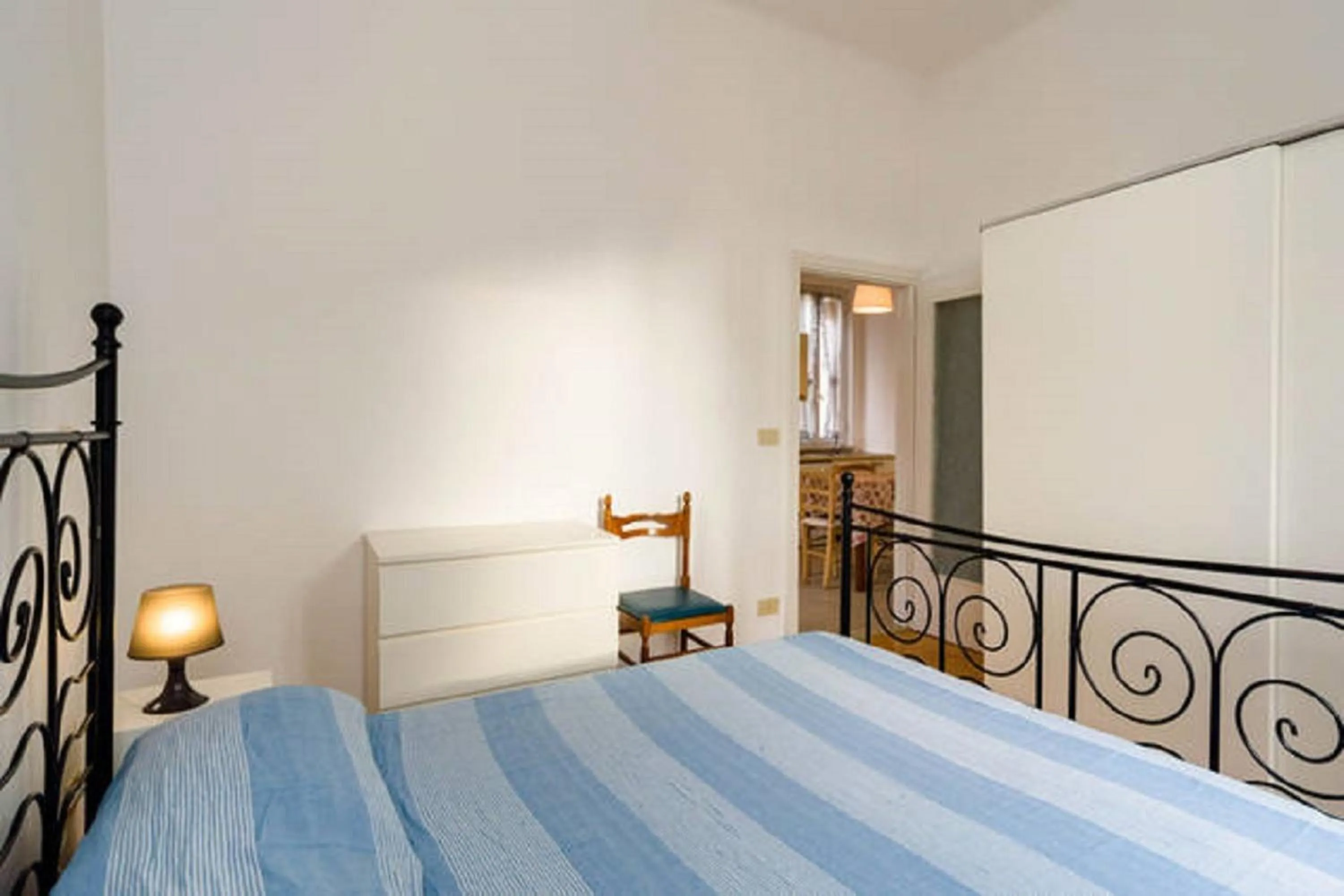 Bedroom, Bed in Varazze Apartment