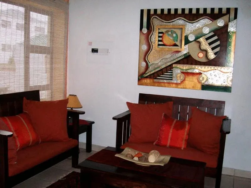 Seating area in Alpine Inn