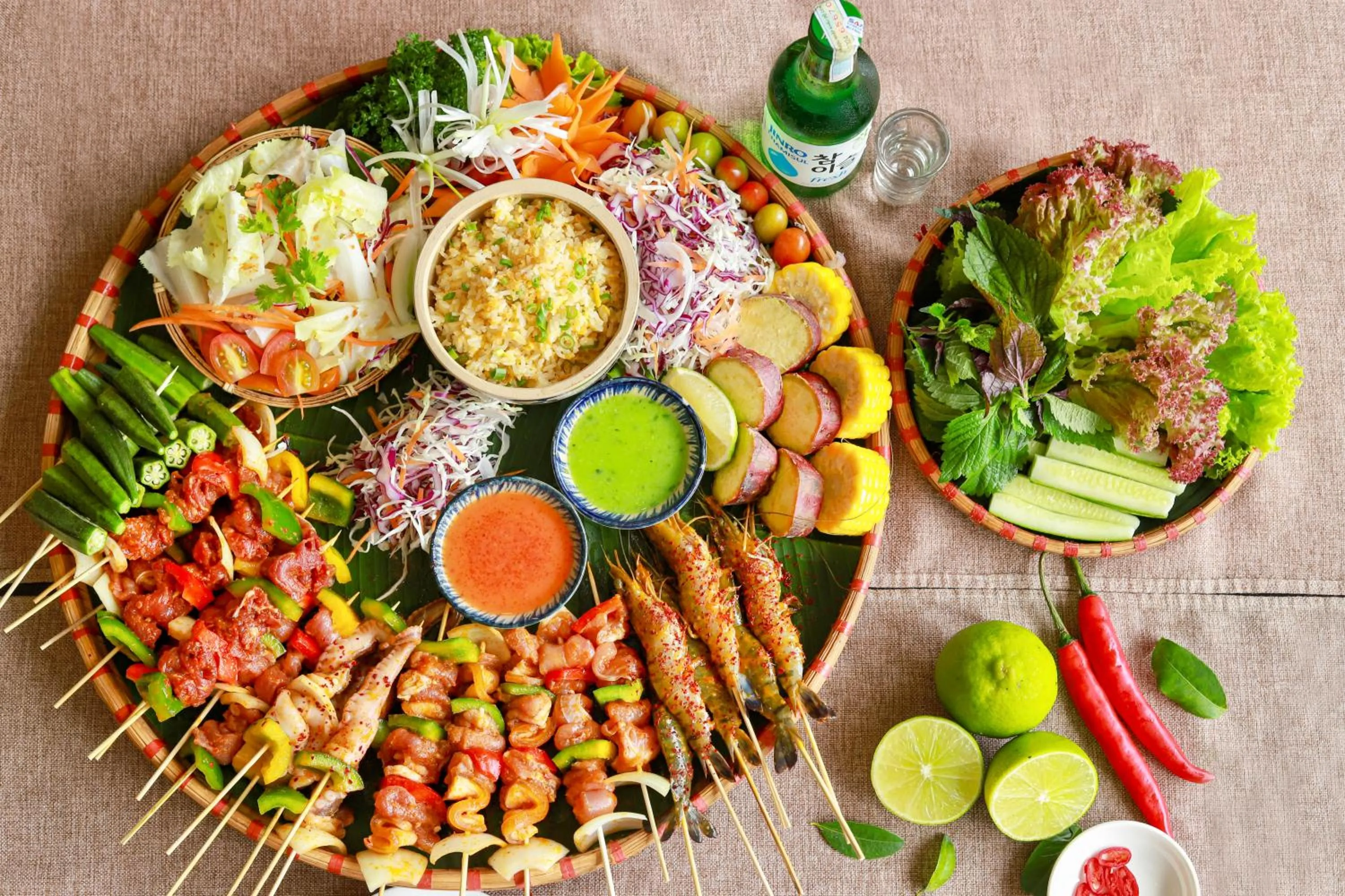 Food and drinks in Swiss-Belresort Tuyen Lam