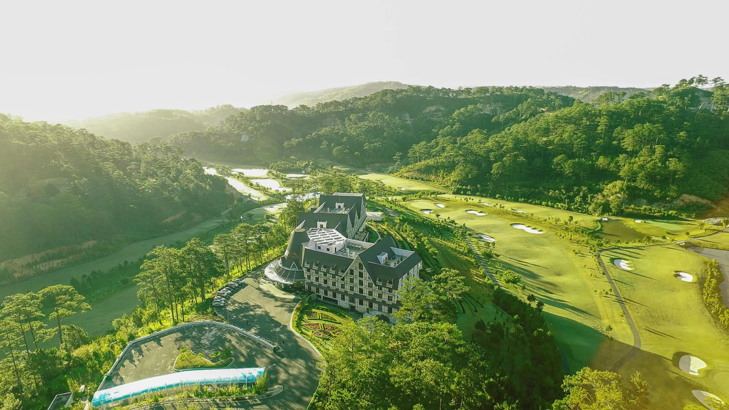 Property building in Swiss-Belresort Tuyen Lam