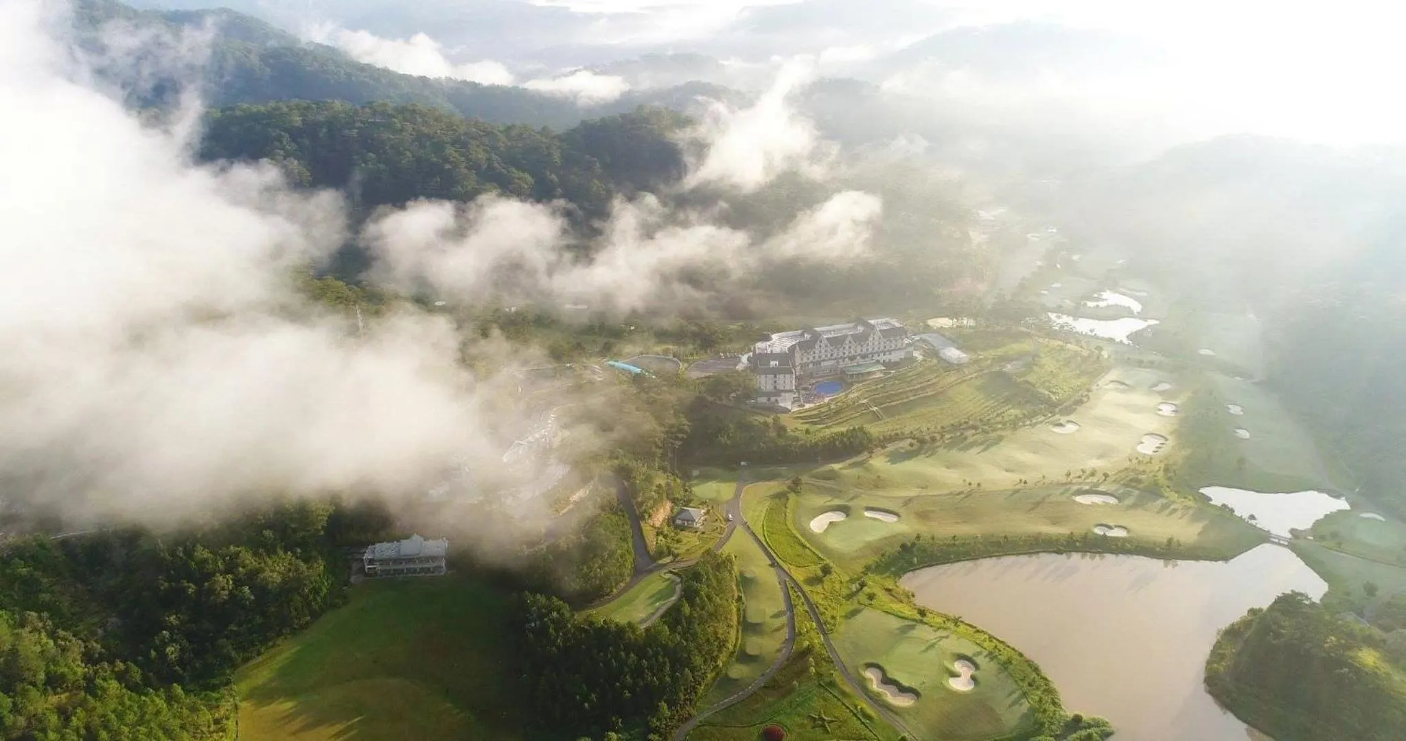 Property building in Swiss-Belresort Tuyen Lam