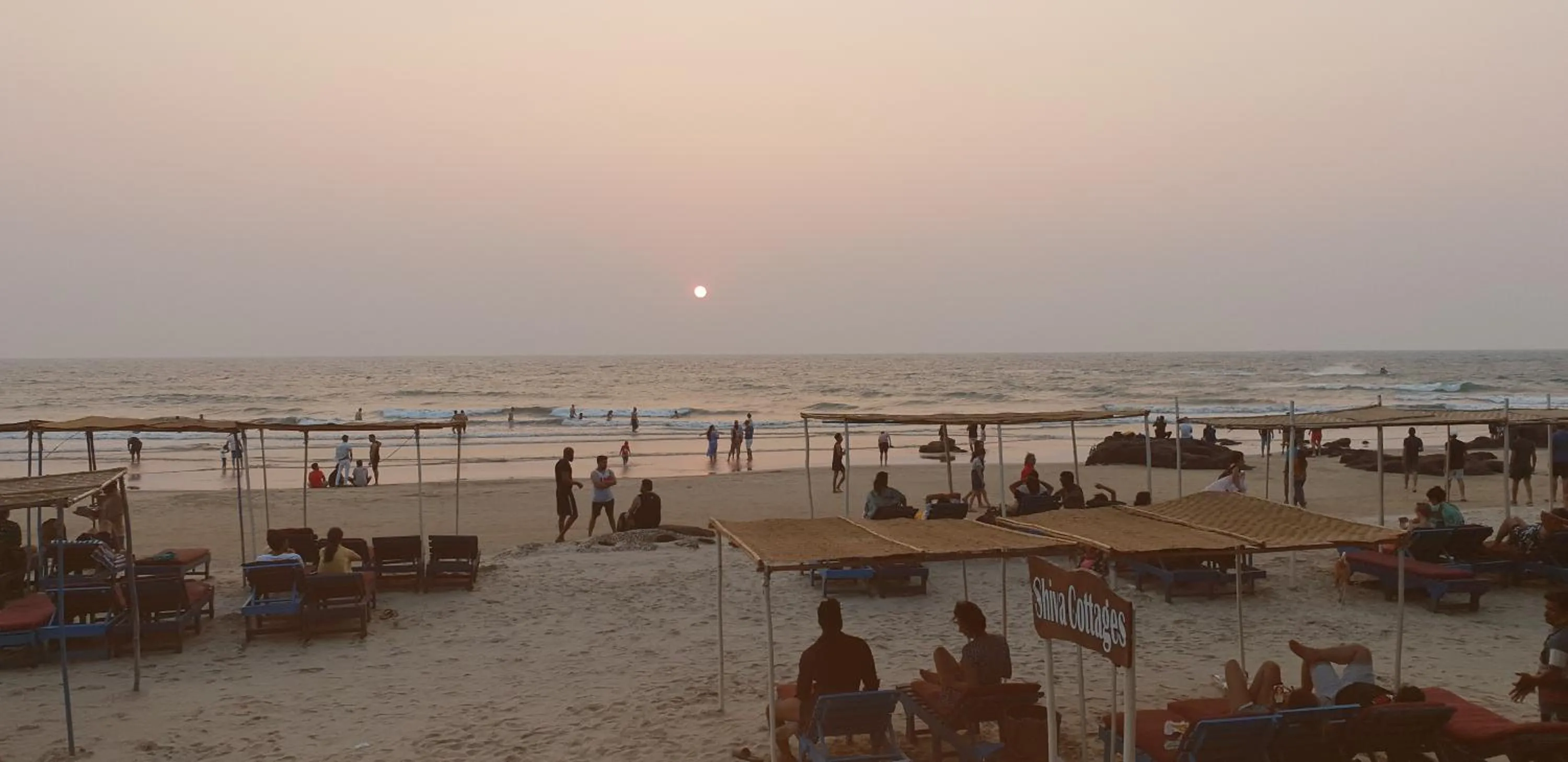 Sunset in Shiva Cottages