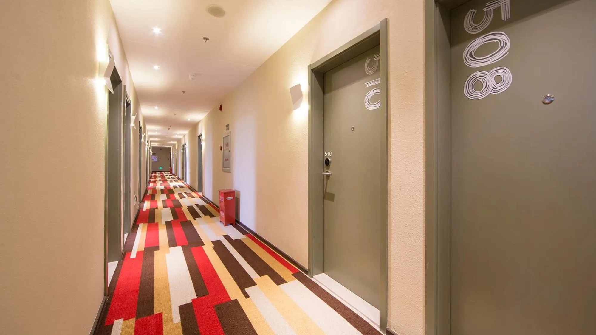 Decorative detail in ibis Beijing Tiantandongmen Metro Station Hotel