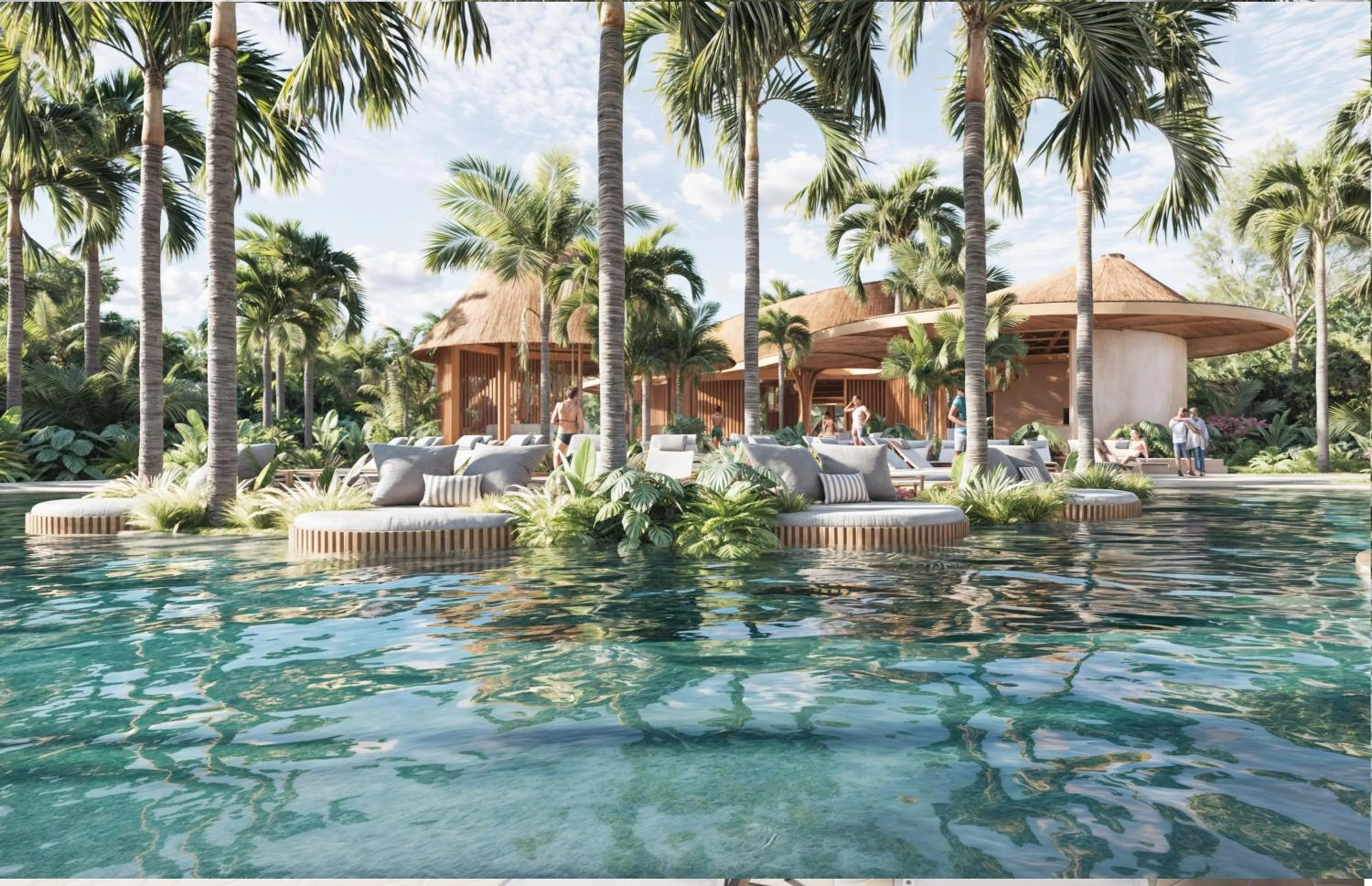 Swimming pool in Lopesan Serenity Bay Resort, Spa & Casino