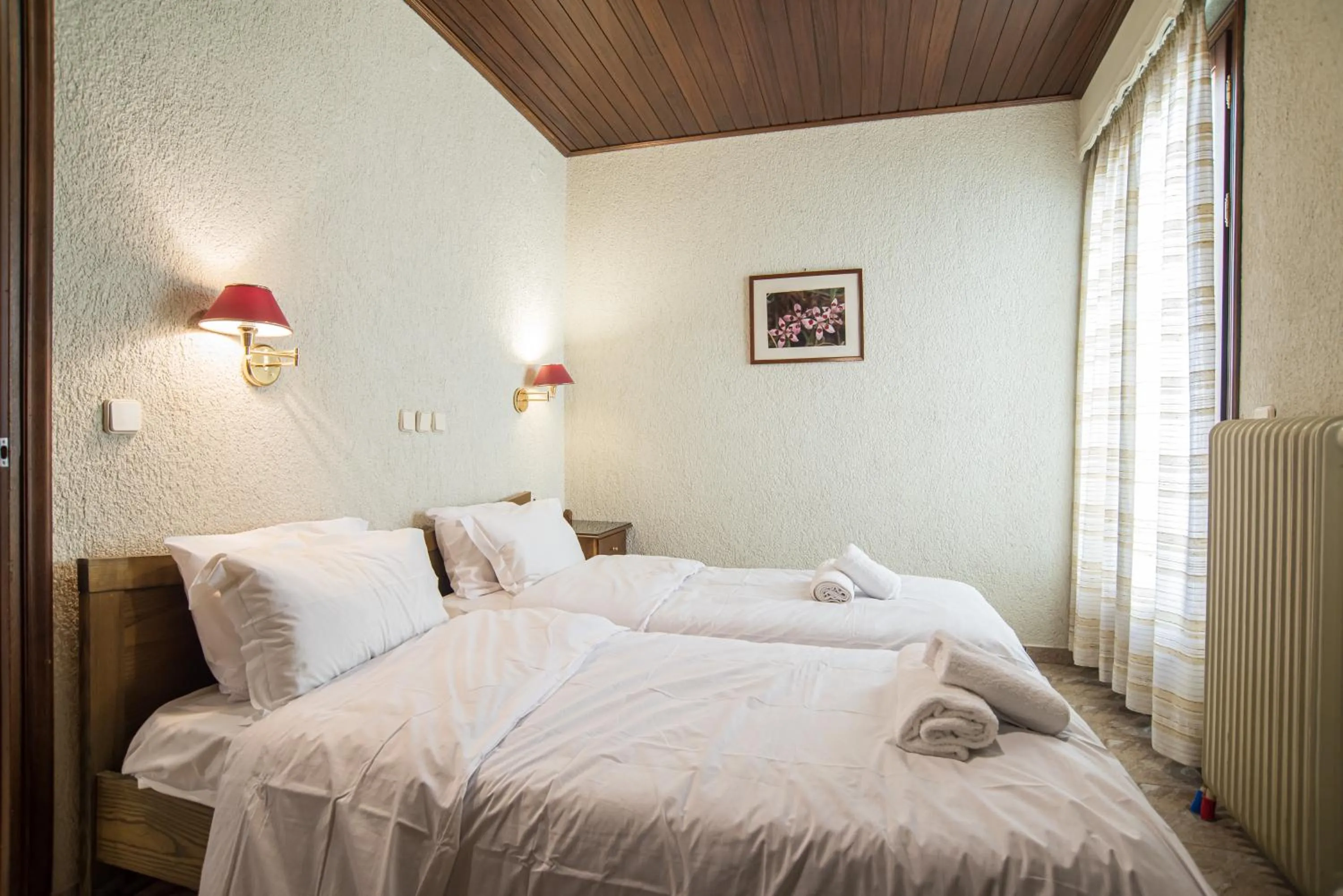 Bedroom, Bed in Hotel Villa Apollonia Delphi