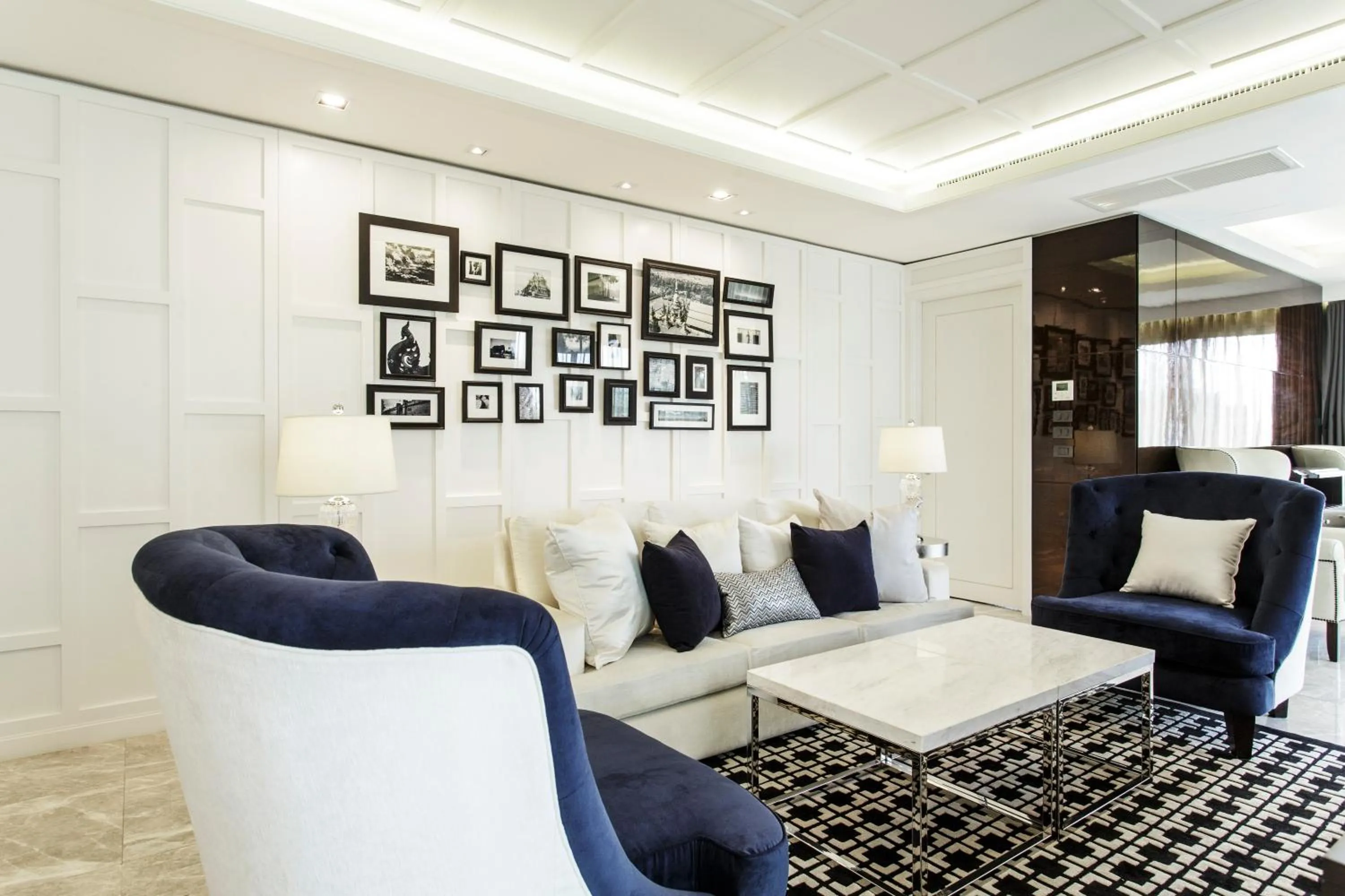 Living room in The Chiang Mai Riverside