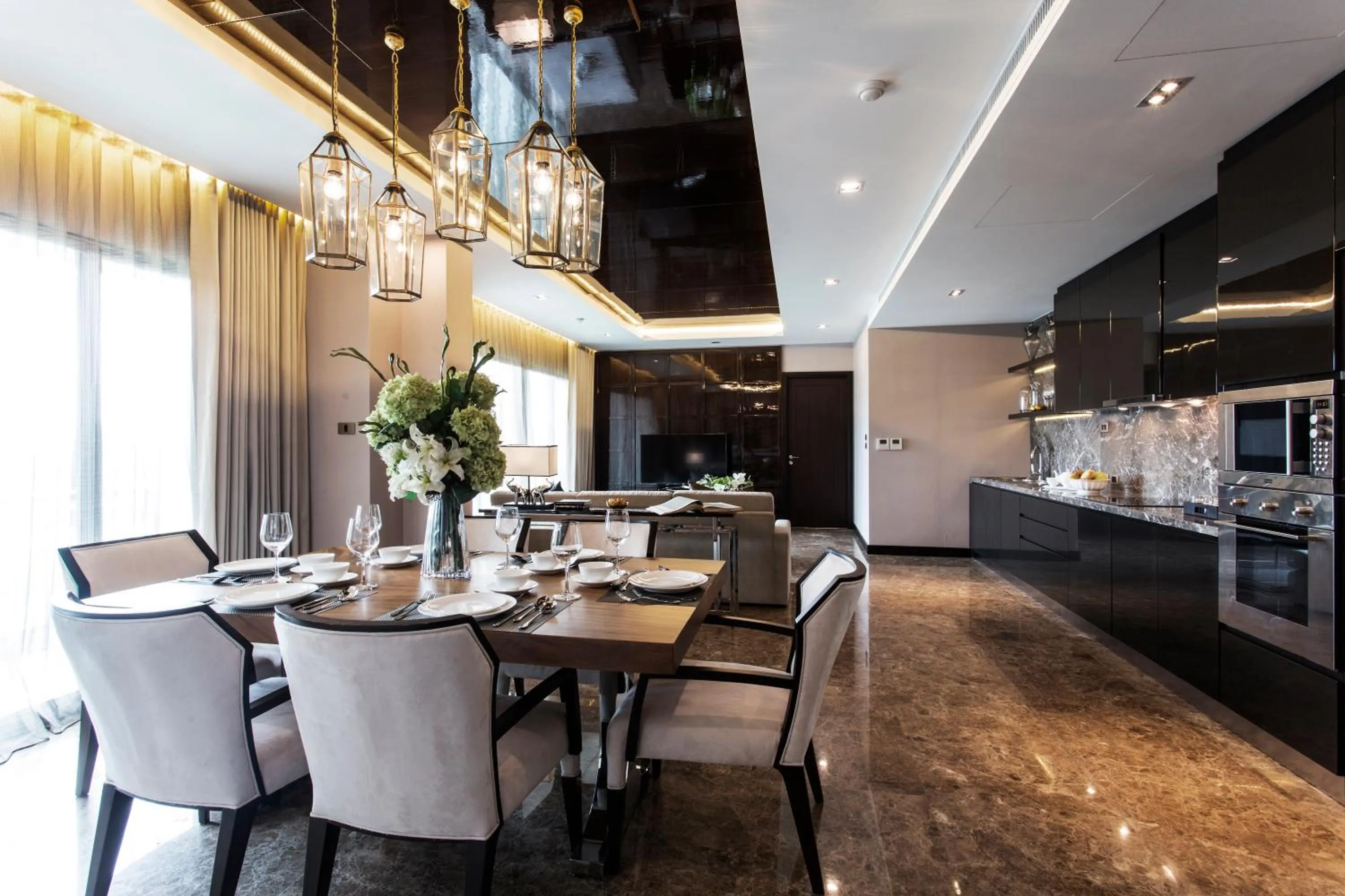 Dining area in The Chiang Mai Riverside