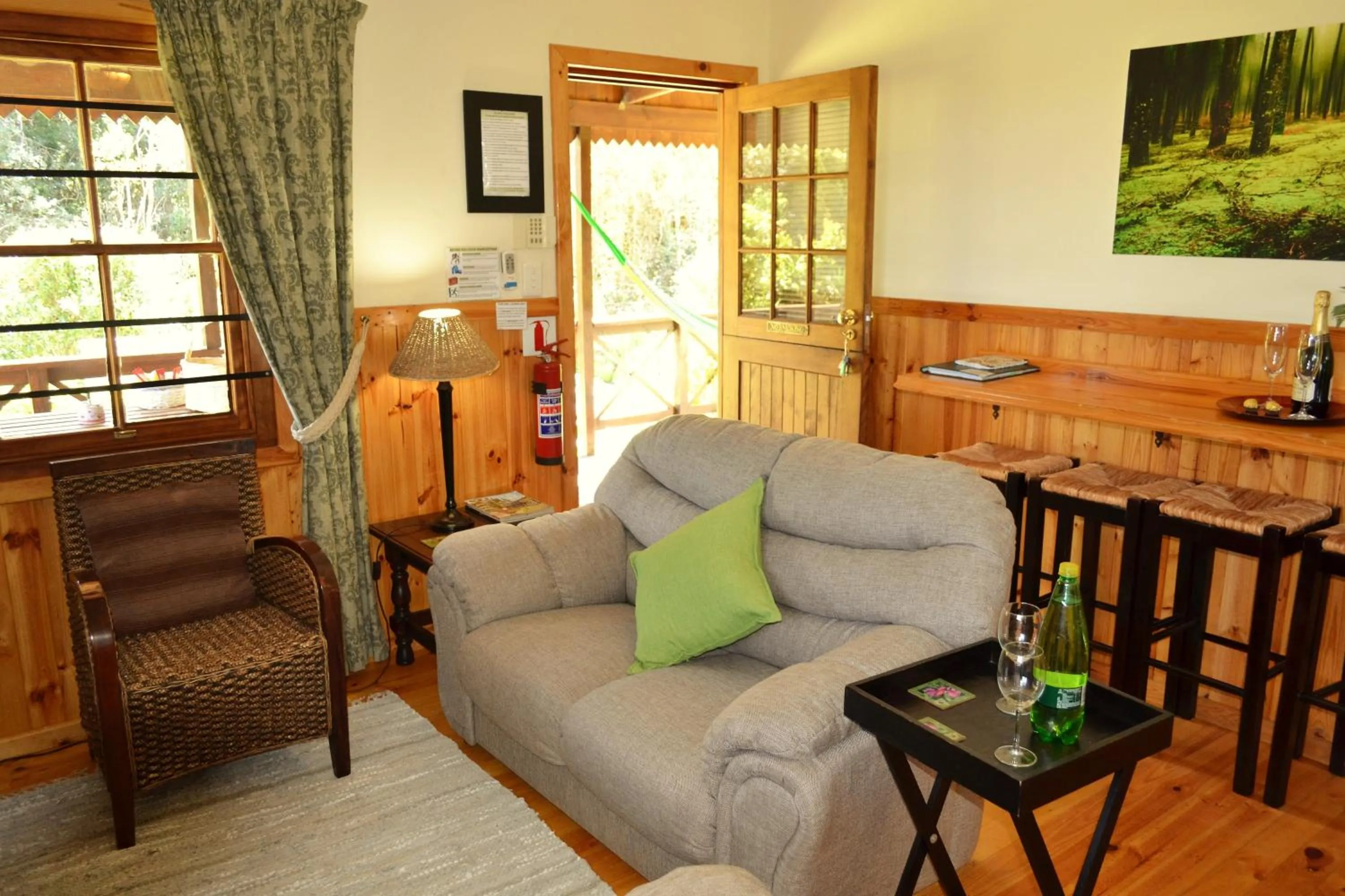 Living room in Forest Edge