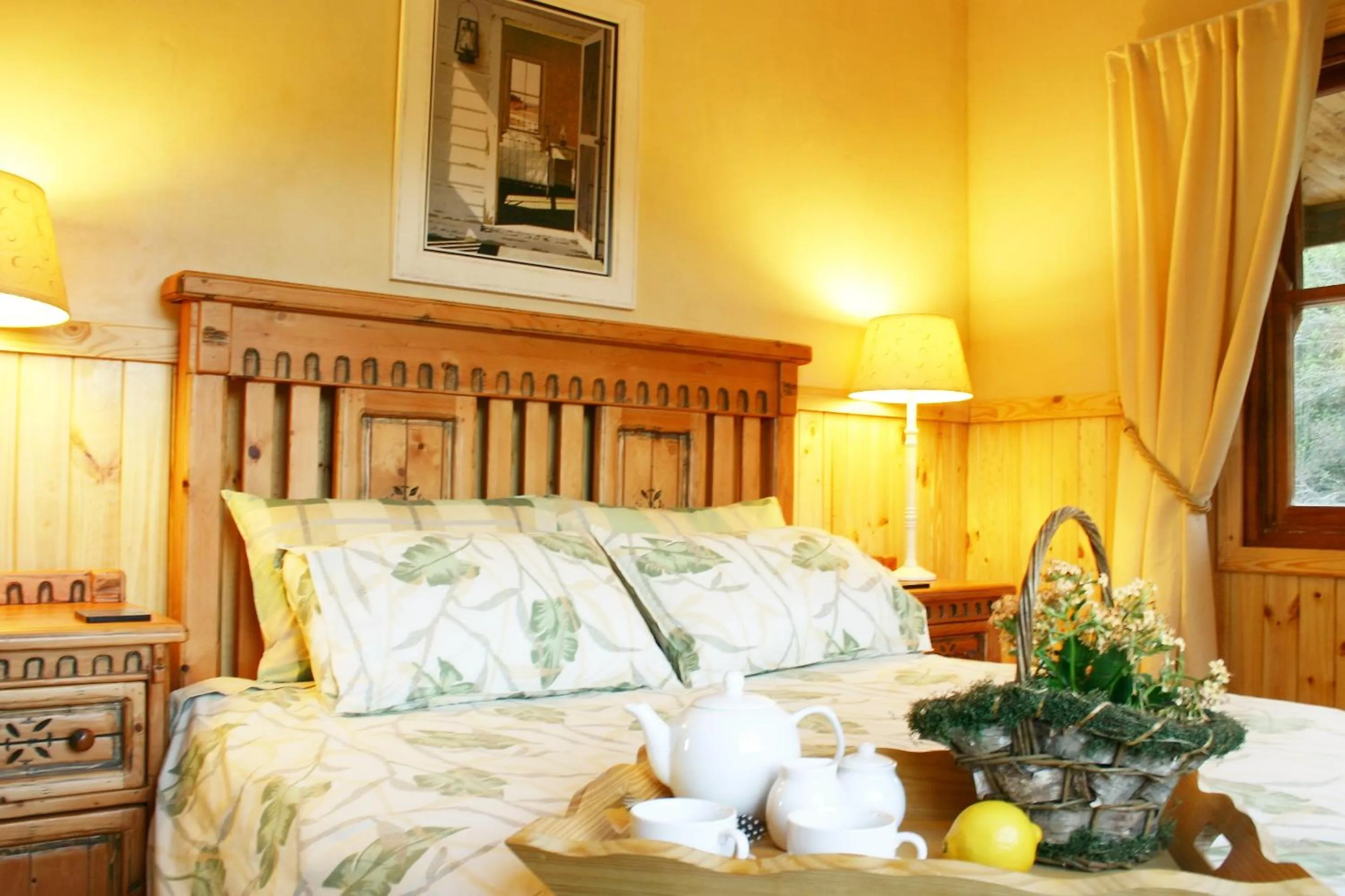 Bedroom, Bed in Forest Edge