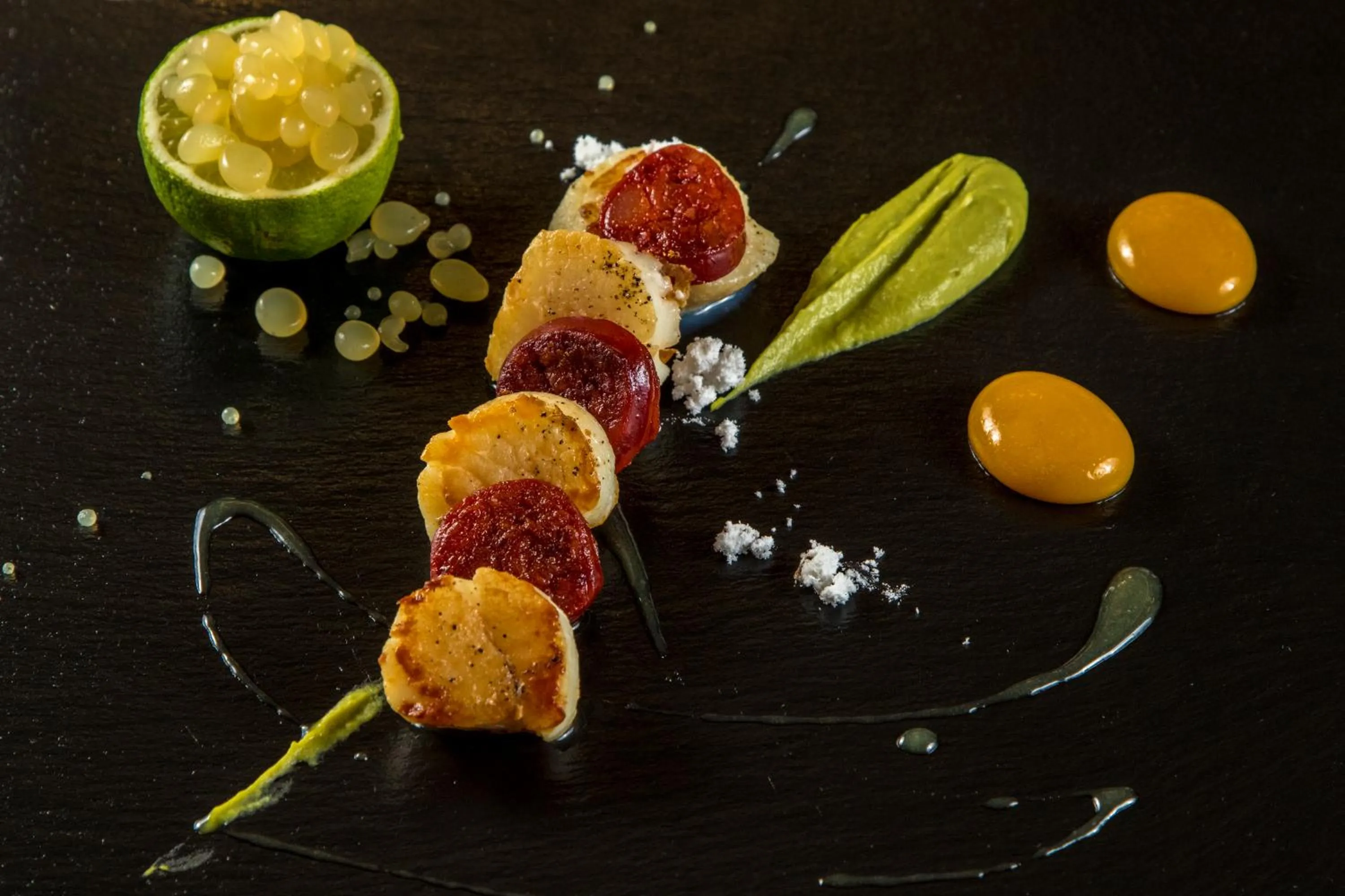 Food close-up in Hotel Logos