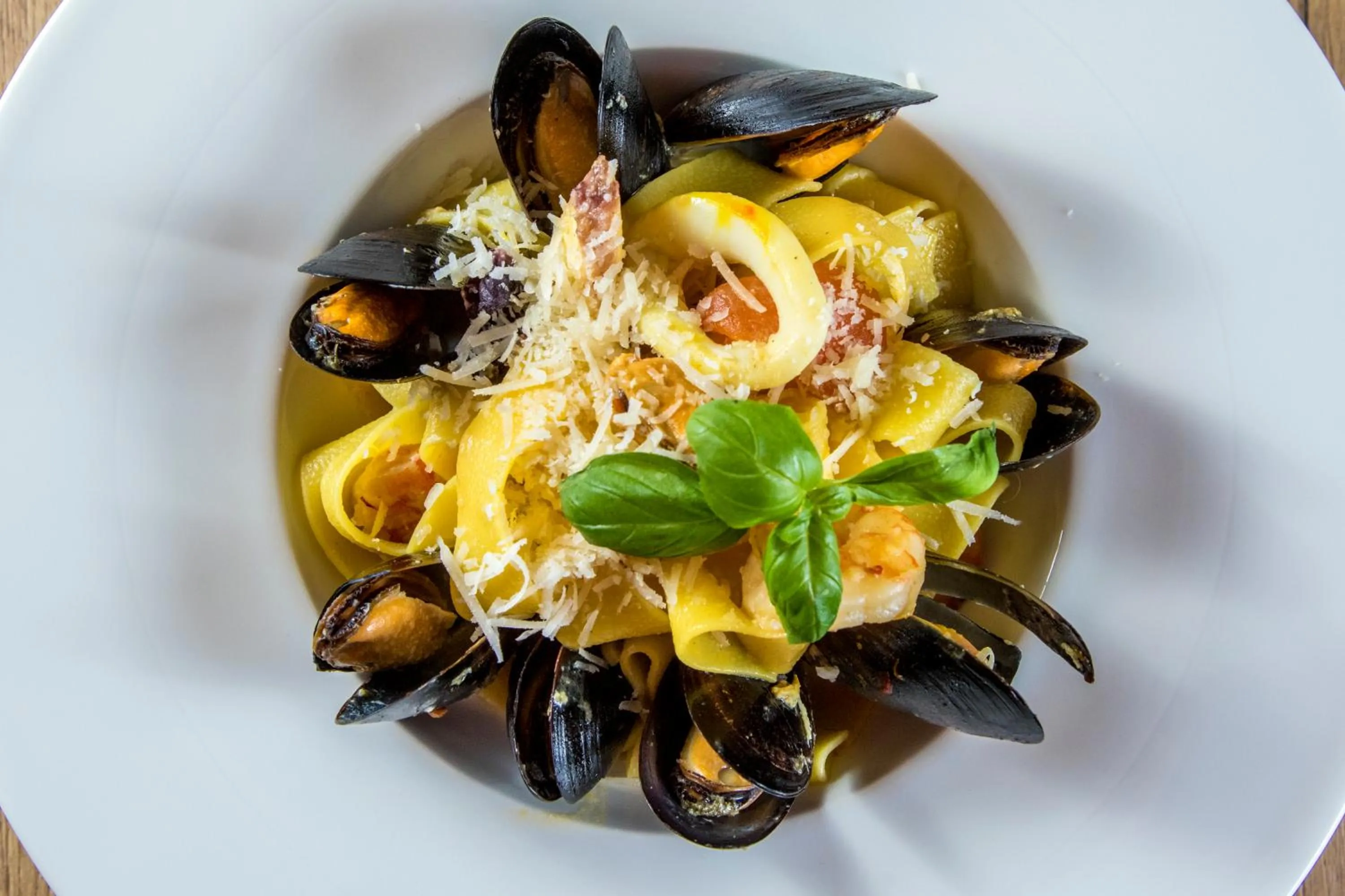 Food close-up in Hotel Logos