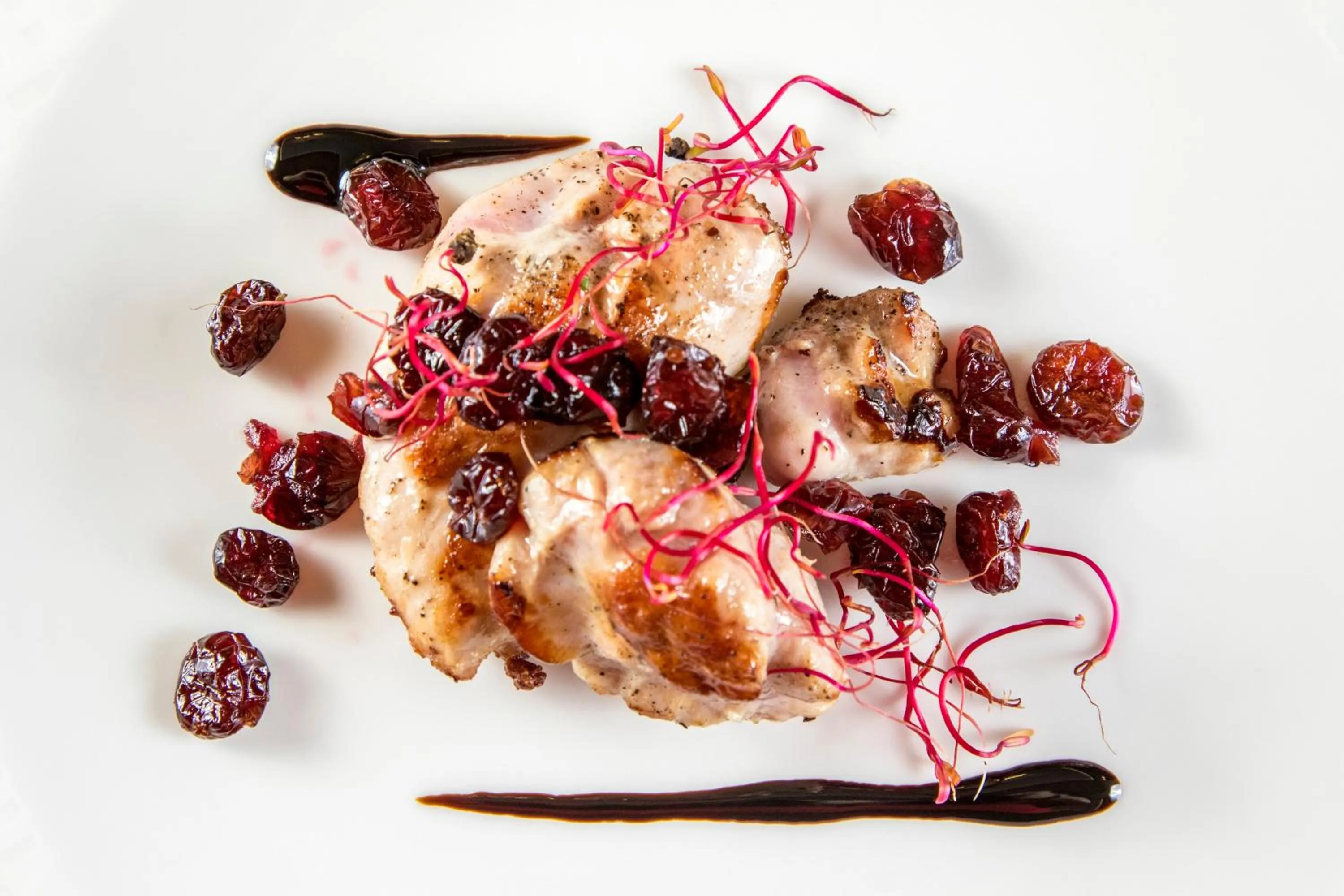 Food close-up in Hotel Logos